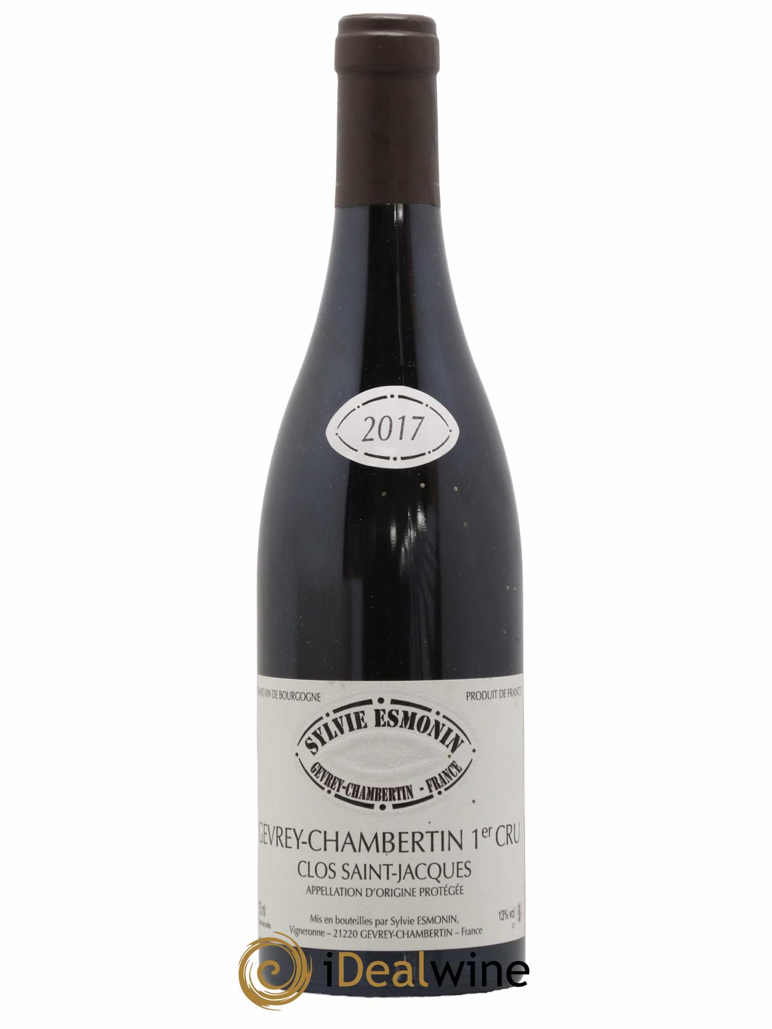 Gevrey-Chambertin 1er Cru Clos Saint Jacques Sylvie Esmonin 2017 - Lot de 1 bouteille - 0