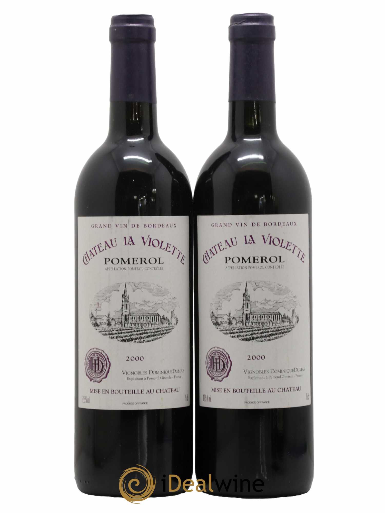 Château la Violette 2000 - Lot de 2 bouteilles - 0