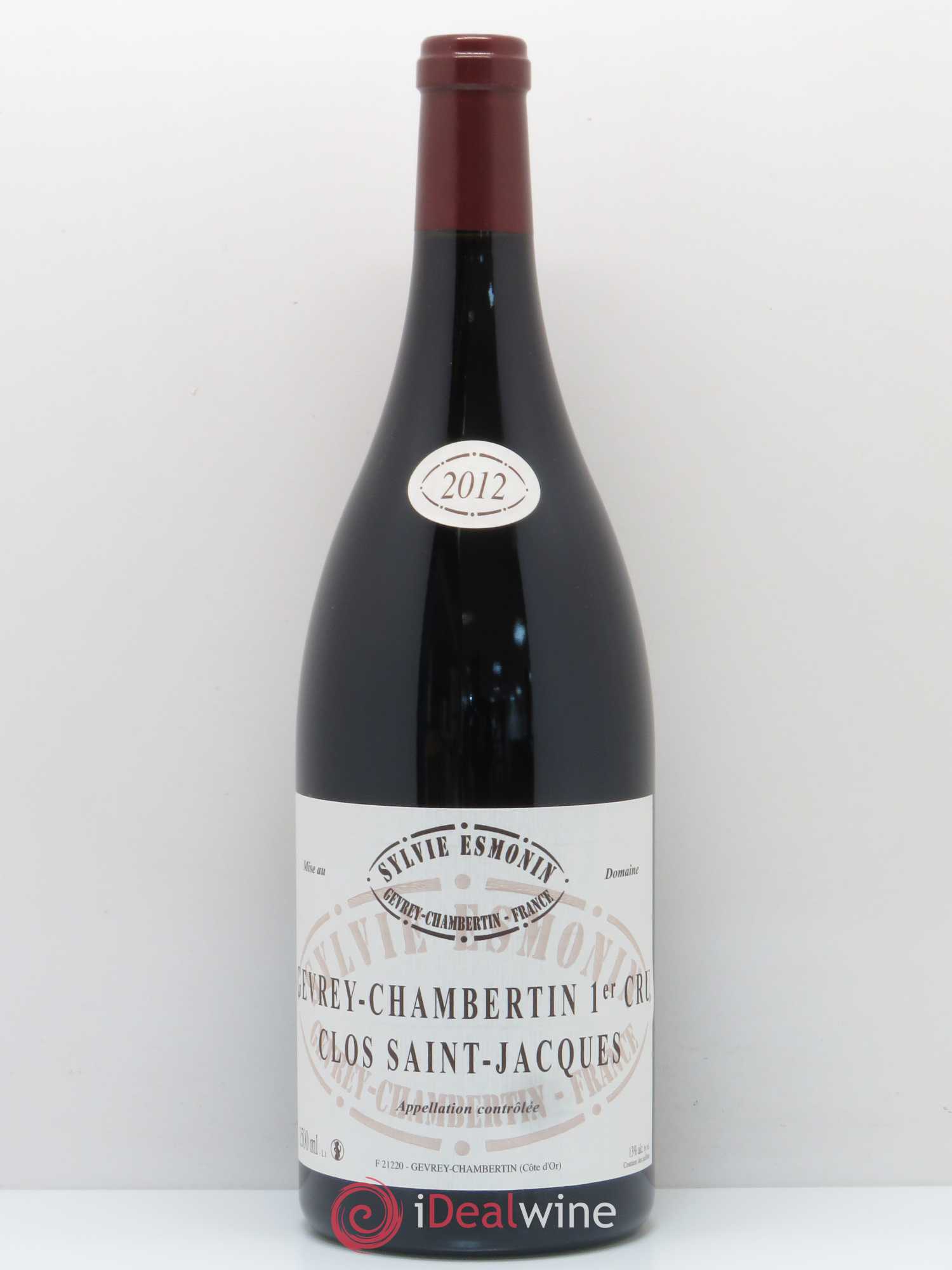 Gevrey-Chambertin 1er Cru Clos Saint Jacques Sylvie Esmonin 2012 - Lot de 1 magnum - 0