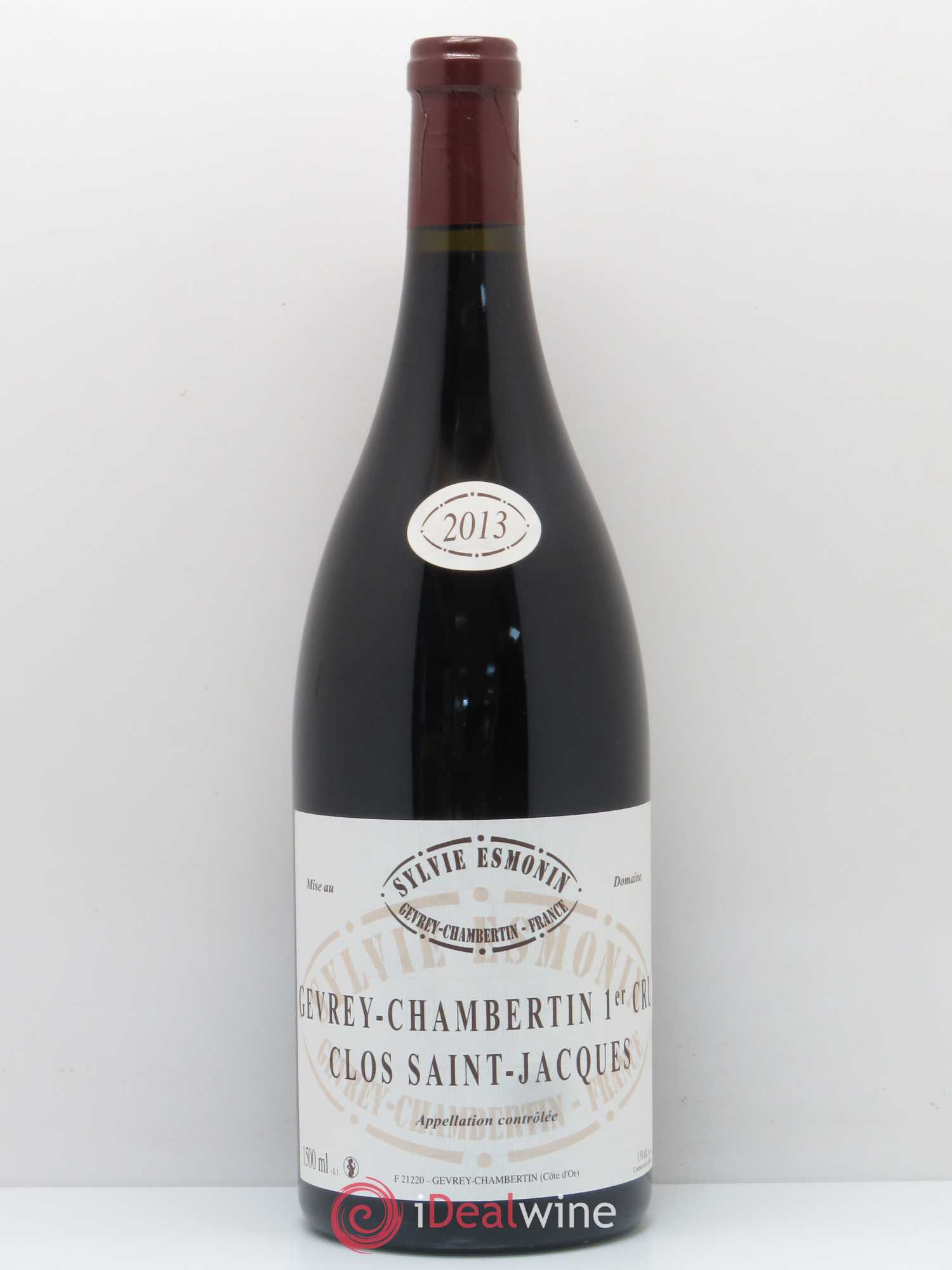 Gevrey-Chambertin 1er Cru Clos Saint Jacques Sylvie Esmonin 2013 - Lot de 1 magnum - 0