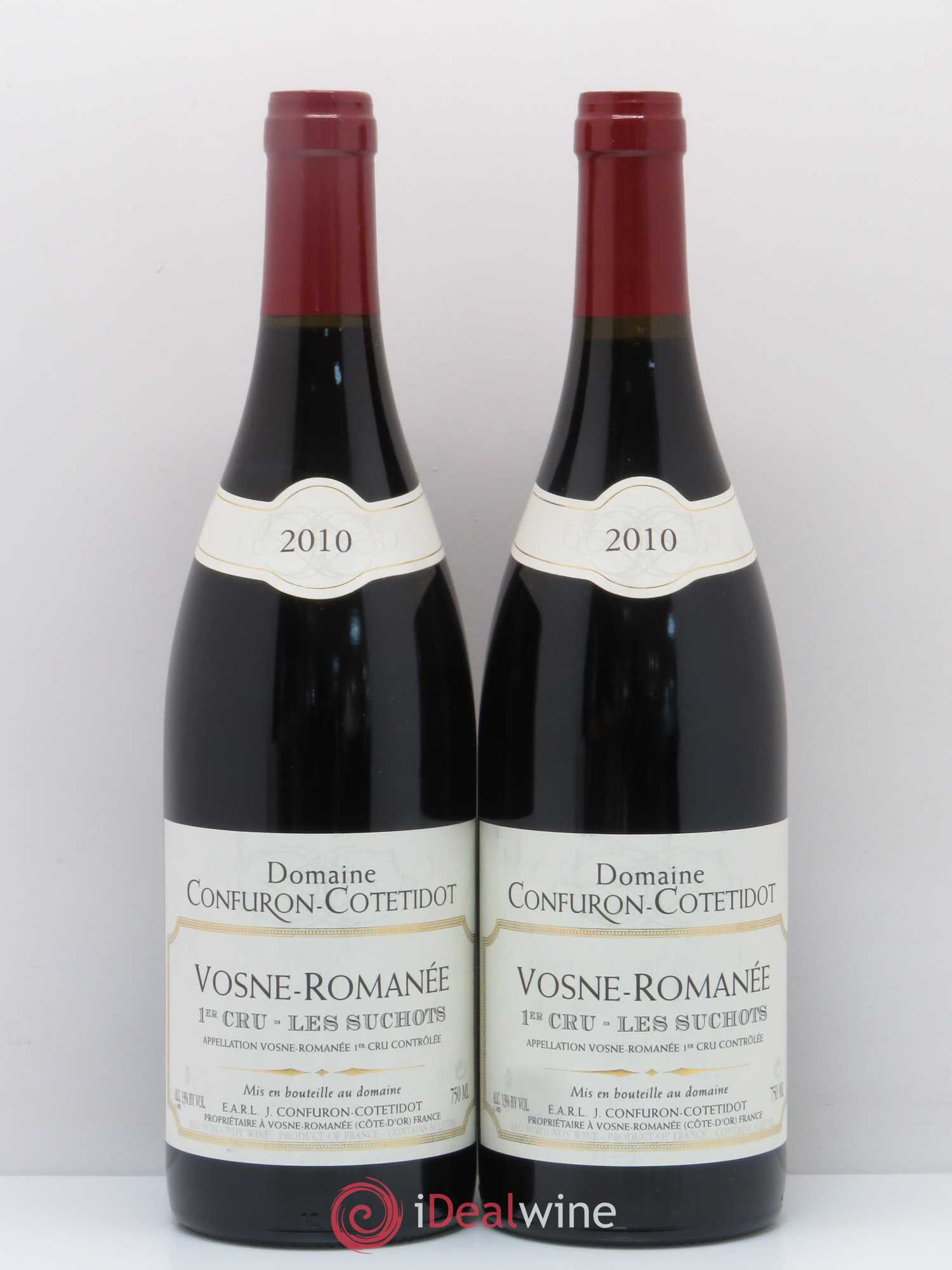 Vosne-Romanée 1er Cru Les Suchots Confuron-Cotetidot 2010 - Lot de 2 bouteilles - 0