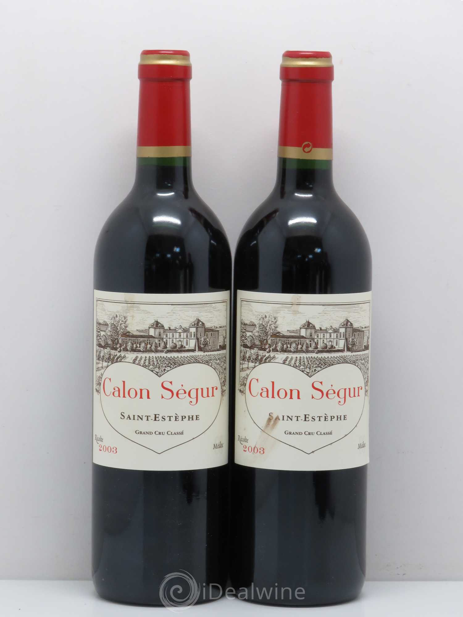 Château Calon Ségur 3ème Grand Cru Classé 2003 - Lot de 5 bouteilles - 2