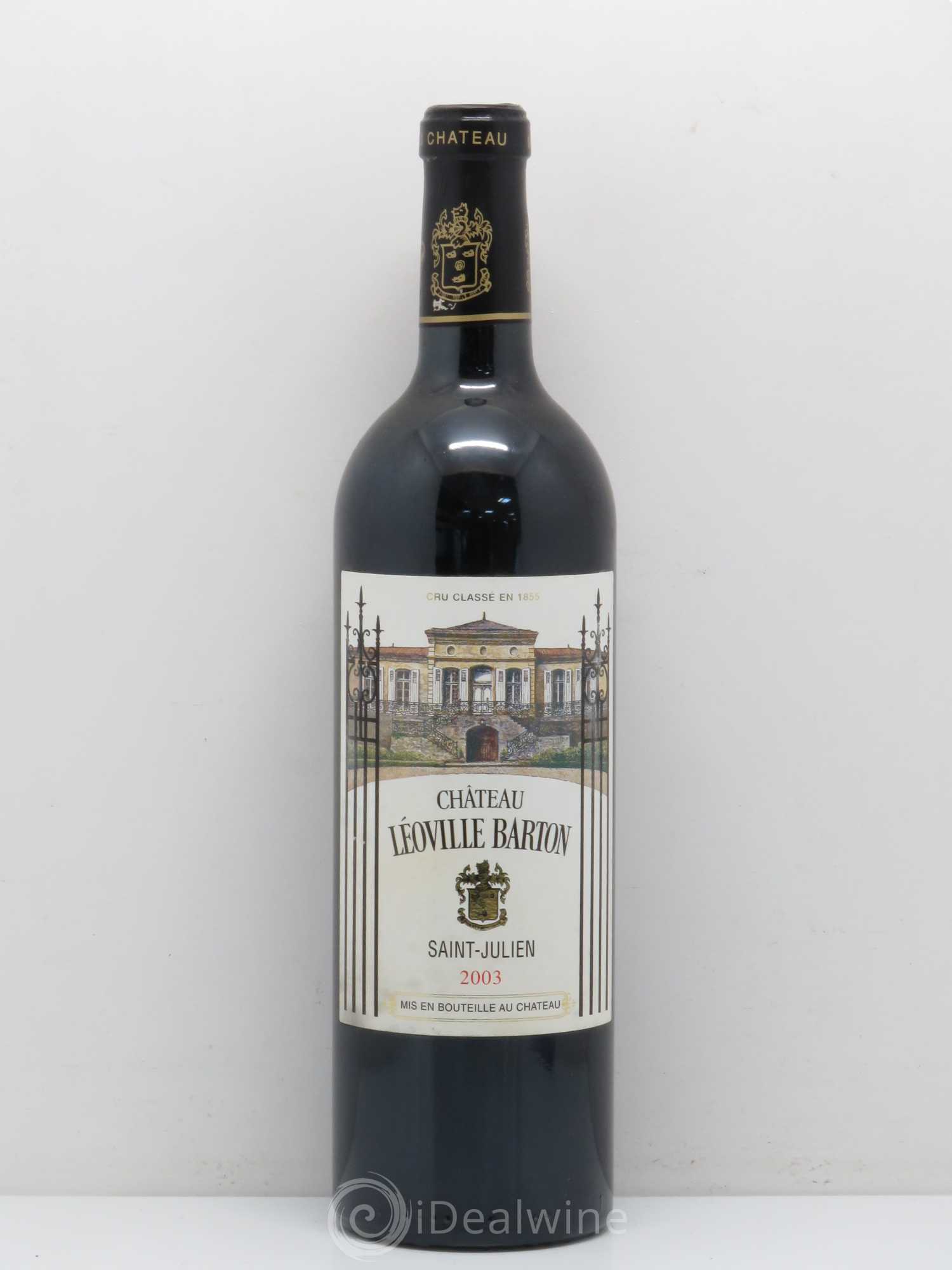 Château Léoville Barton 2ème Grand Cru Classé 2003 - Lot de 1 bouteille - 0