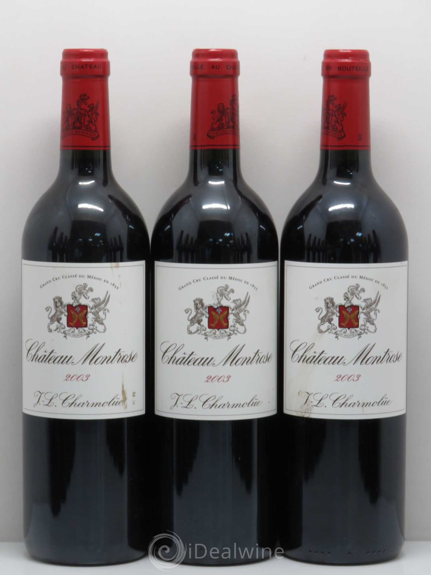 Château Montrose 2ème Grand Cru Classé 2003 - Lot de 12 bouteilles - 1