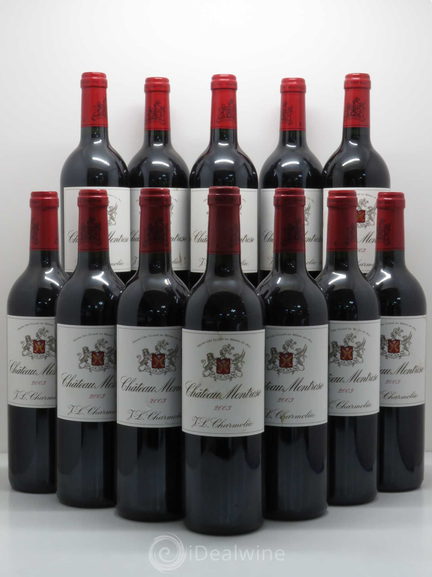Château Montrose 2ème Grand Cru Classé 2003 - Lot de 12 bouteilles - 0