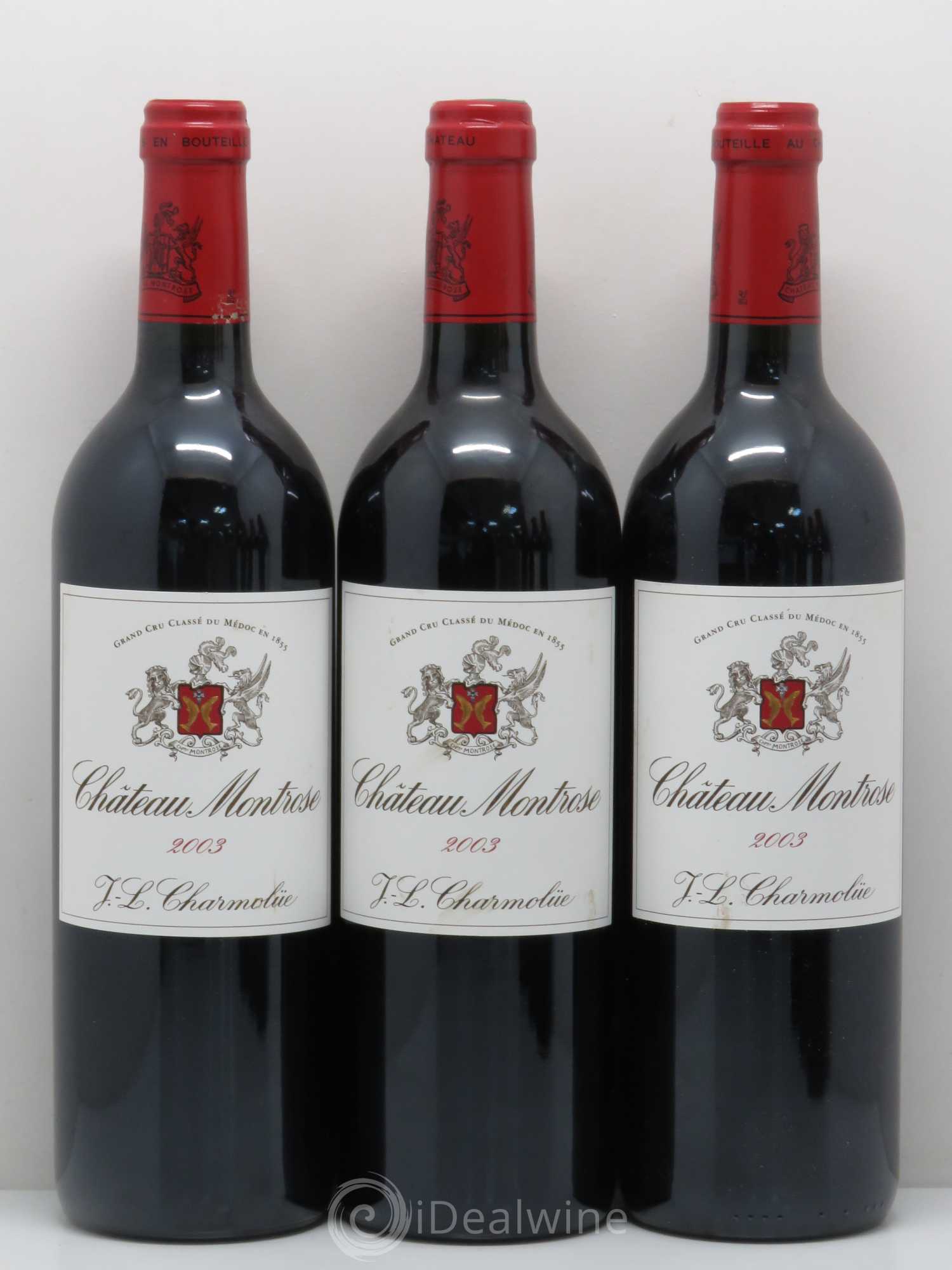 Château Montrose 2ème Grand Cru Classé 2003 - Lot de 6 bouteilles - 1
