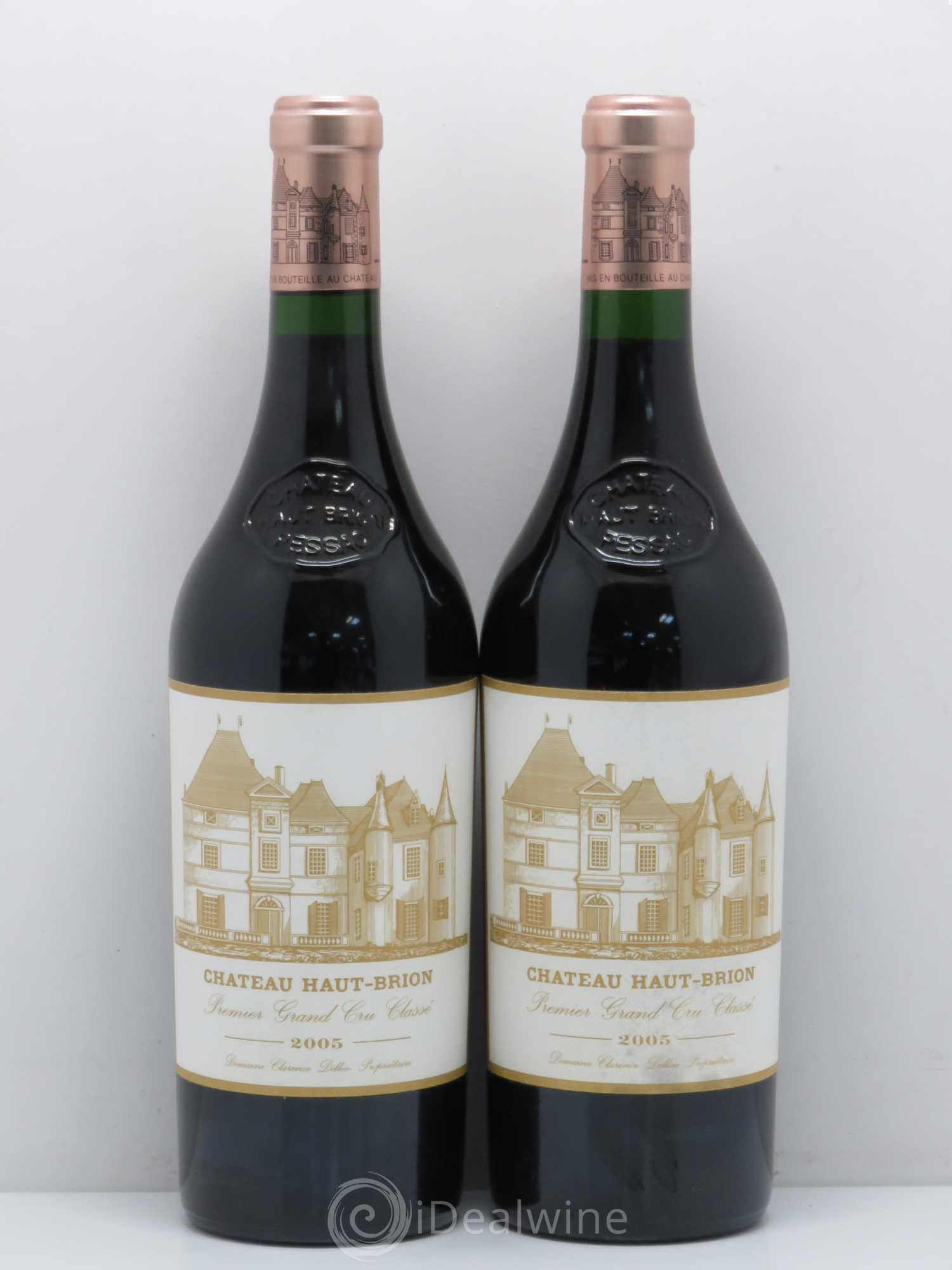 Château Haut Brion 1er Grand Cru Classé 2005 - Lot de 2 bouteilles - 0