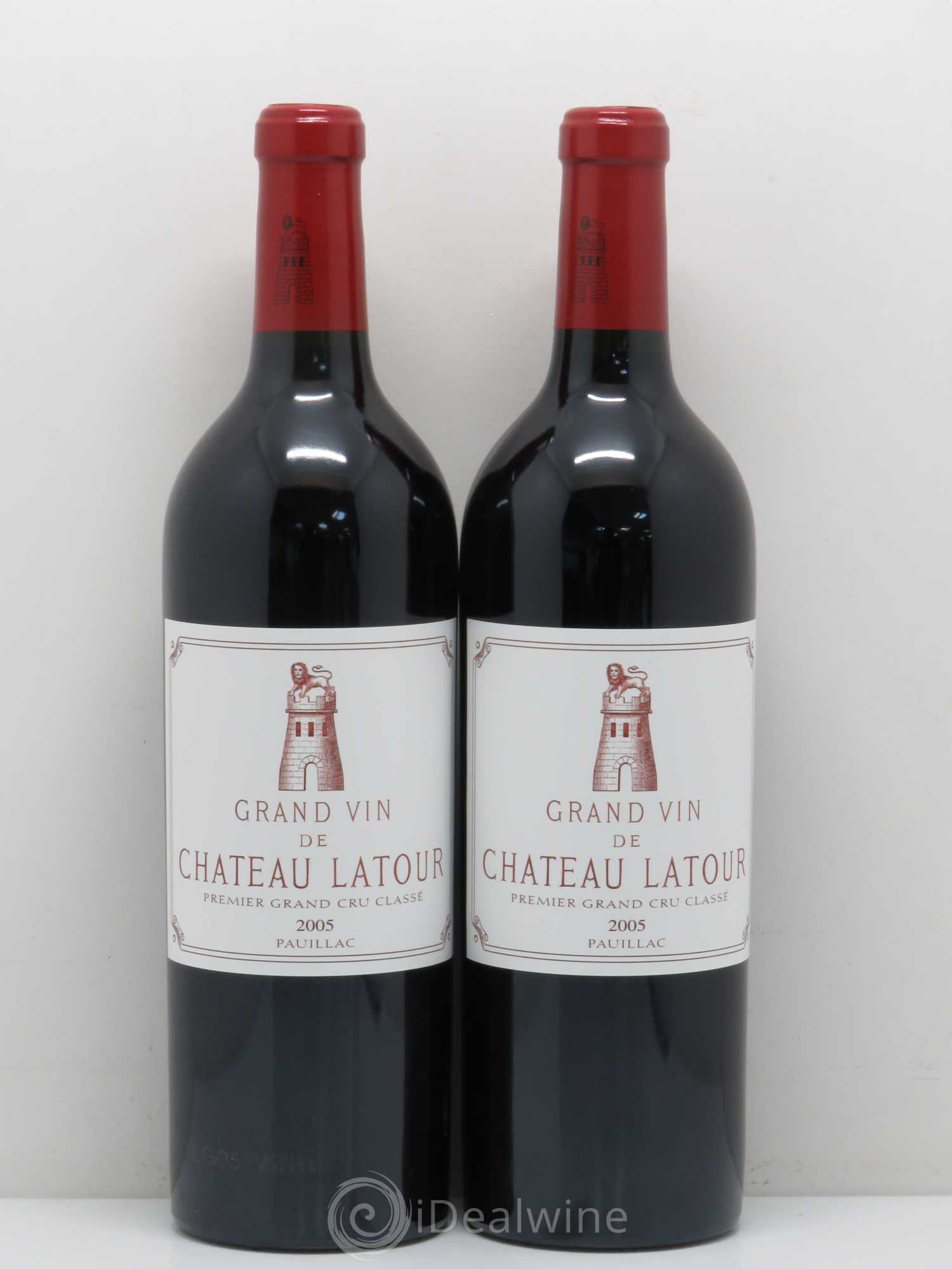 Château Latour 1er Grand Cru Classé 2005 - Lot de 2 bouteilles - 0