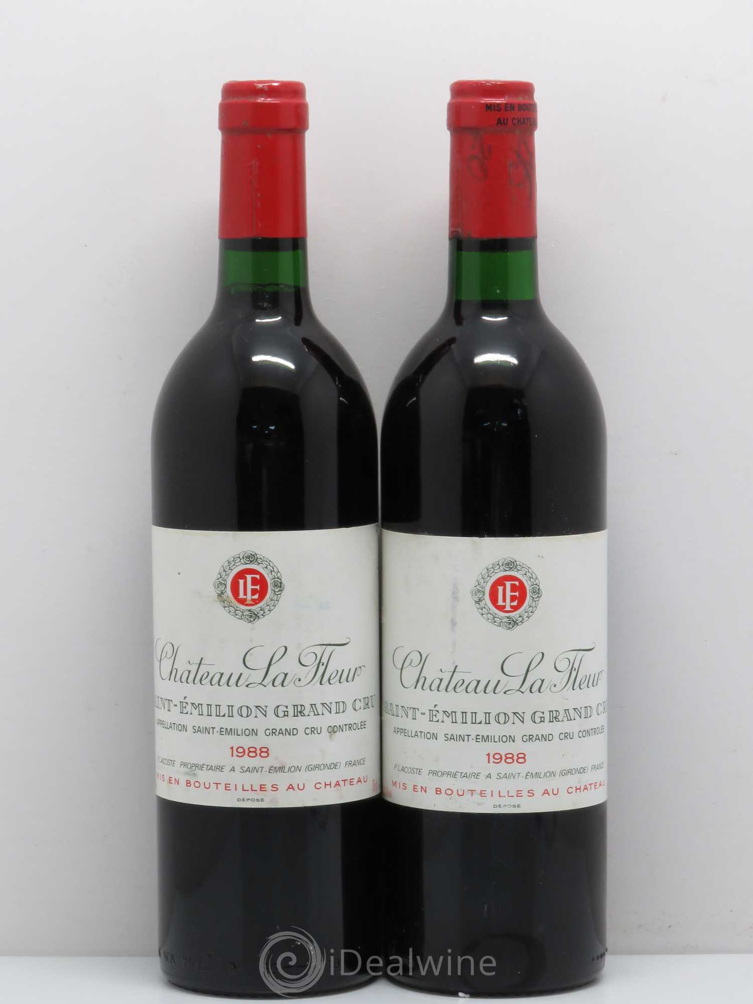 Château La Fleur 1988 - Lot de 2 bouteilles - 0