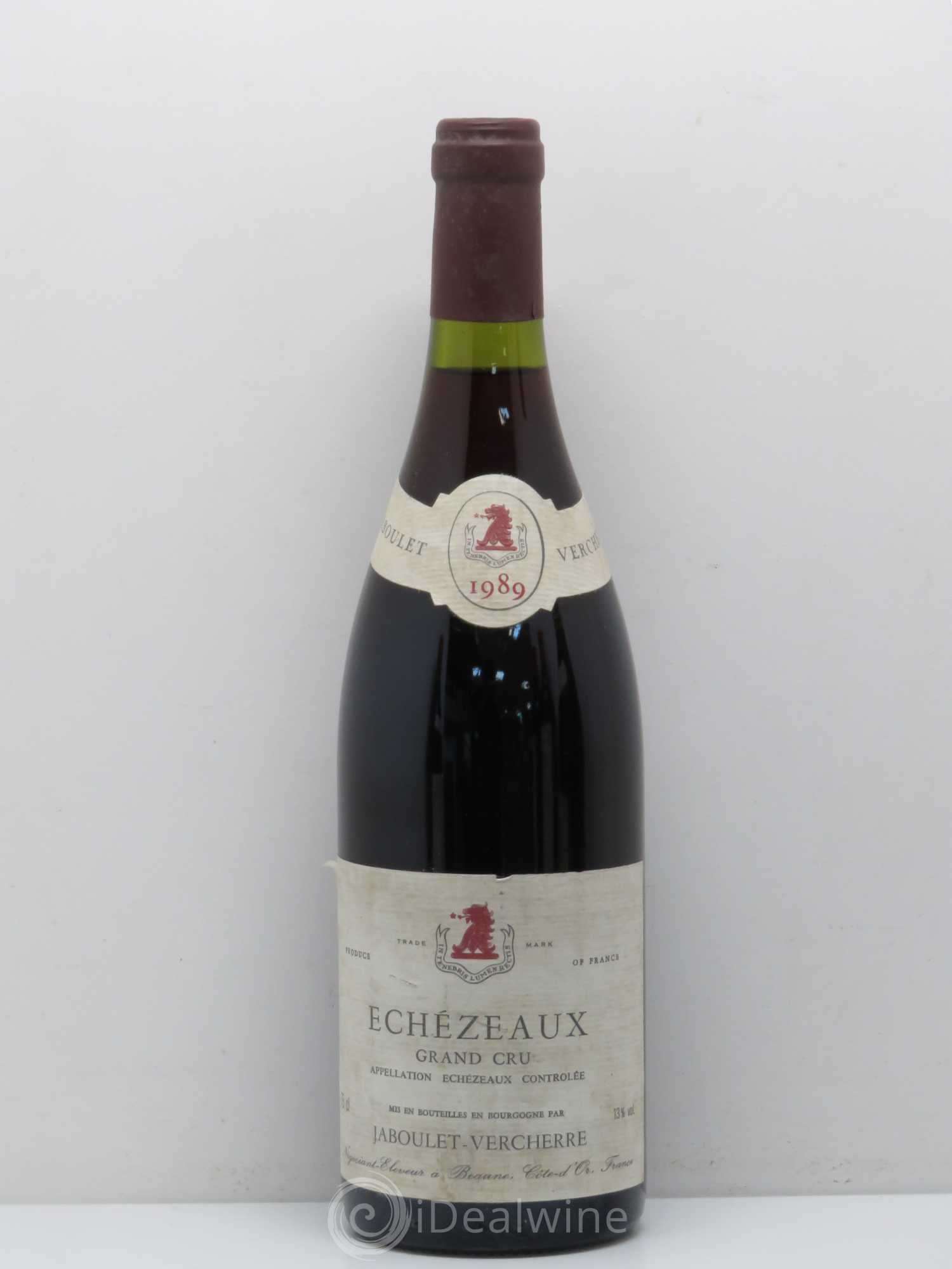 Echezeaux Grand Cru Jaboulet Verchere 1989 - Lot de 1 bouteille - 0