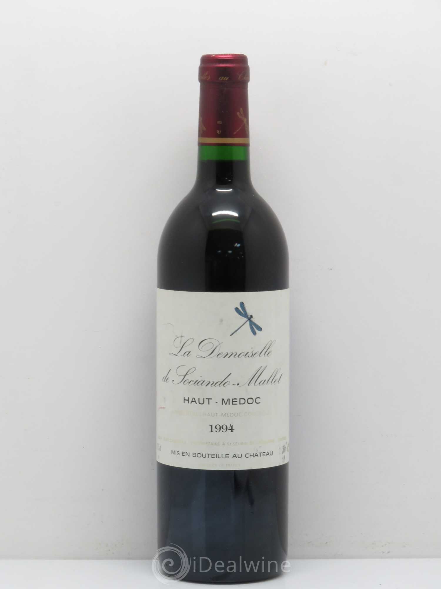Demoiselle de Sociando Mallet Second Vin 1994 - Lot de 1 bouteille - 0