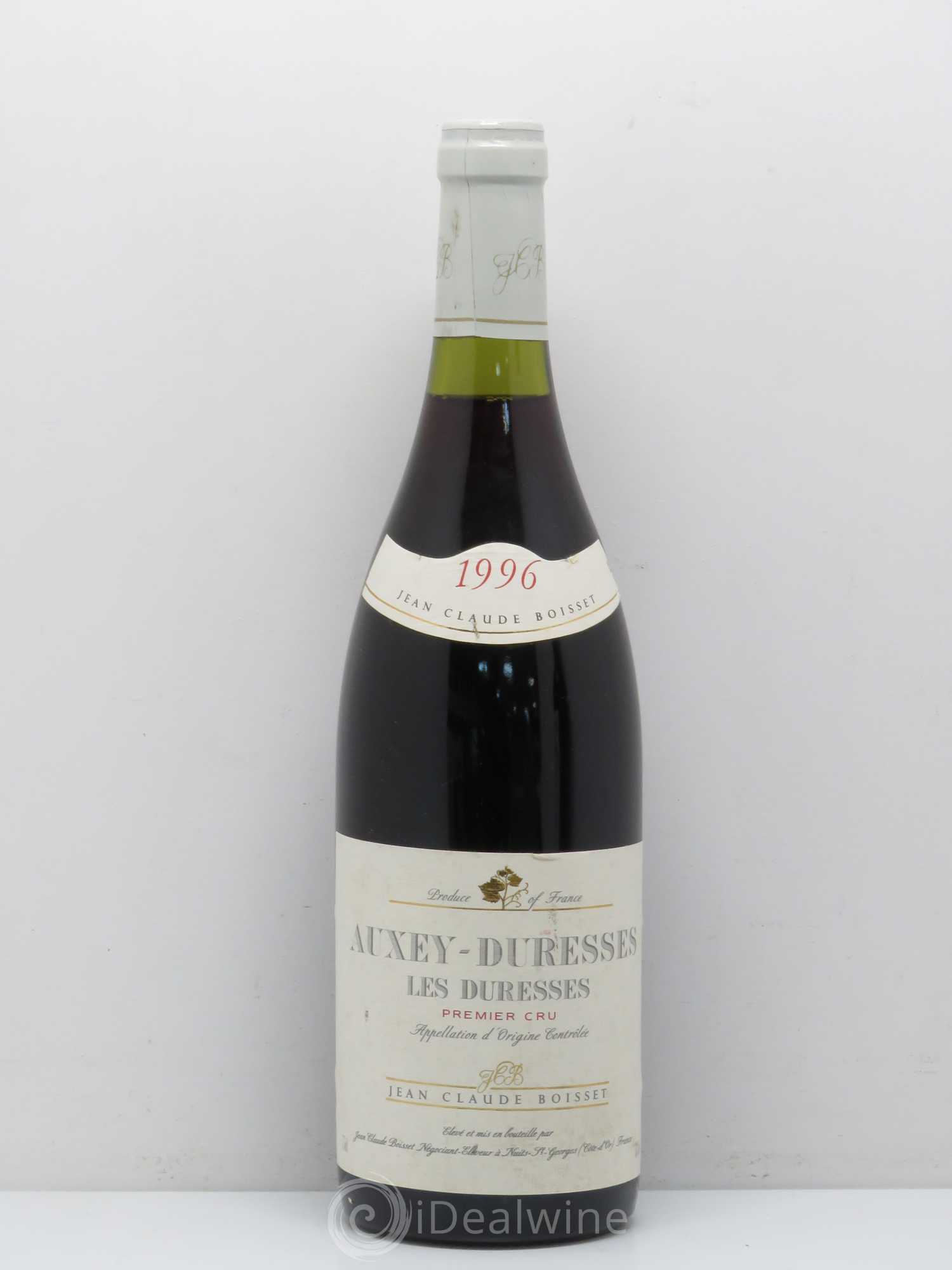 Auxey-Duresses 1er Cru Boisset 1996 - Lot de 1 bouteille - 0