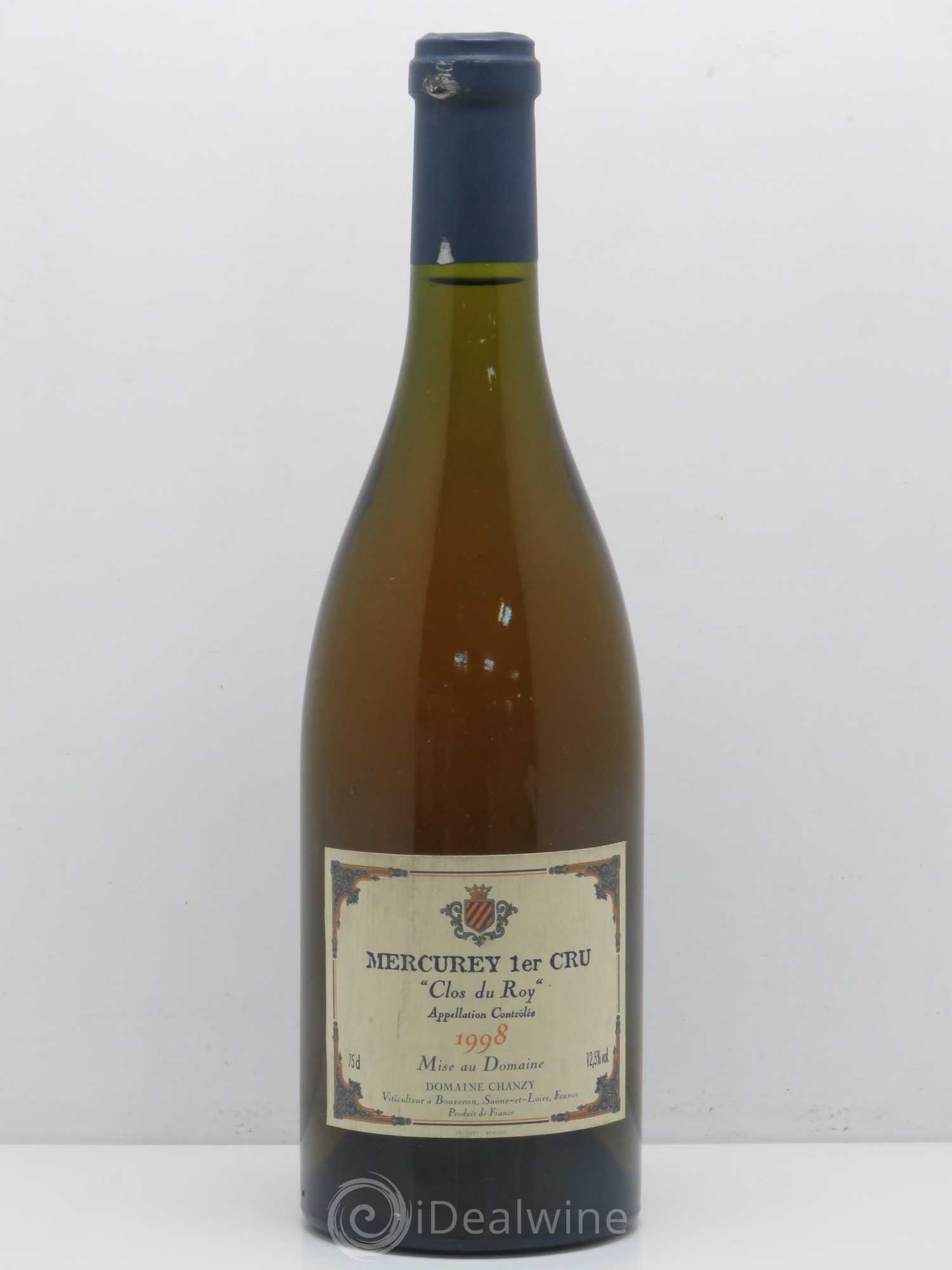 Mercurey 1er Cru Domaine De Chanzy Clos Du Roy (sans prix de réserve) 1998 - Posten von 1 Flasche - 0