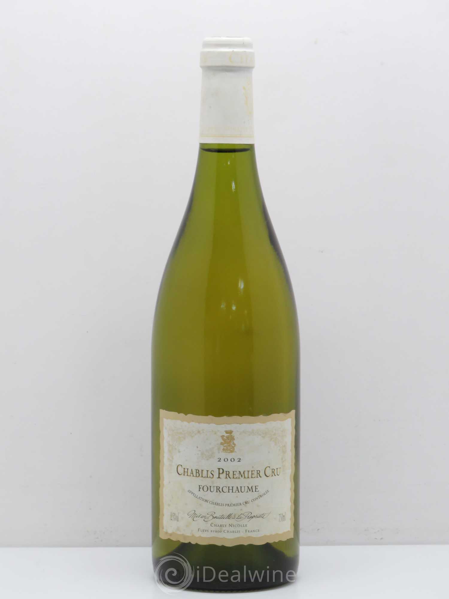 Chablis 1er Cru Fourchaume Charly Nicolle 2002 - Lot de 1 bouteille - 0