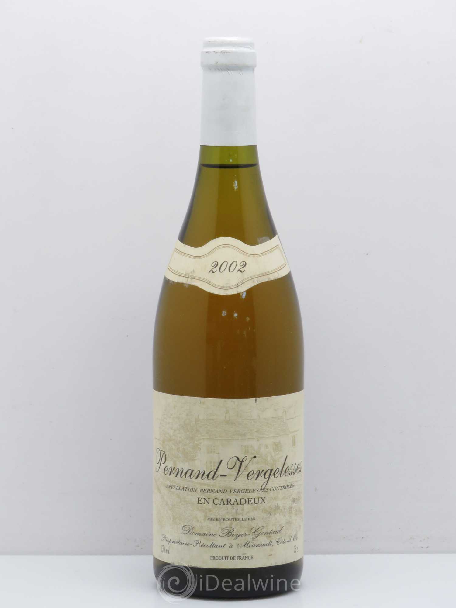 Pernand-Vergelesses 1er Cru Domaine Boyer Gontard En Caradeux 2002 - Posten von 1 Flasche - 0