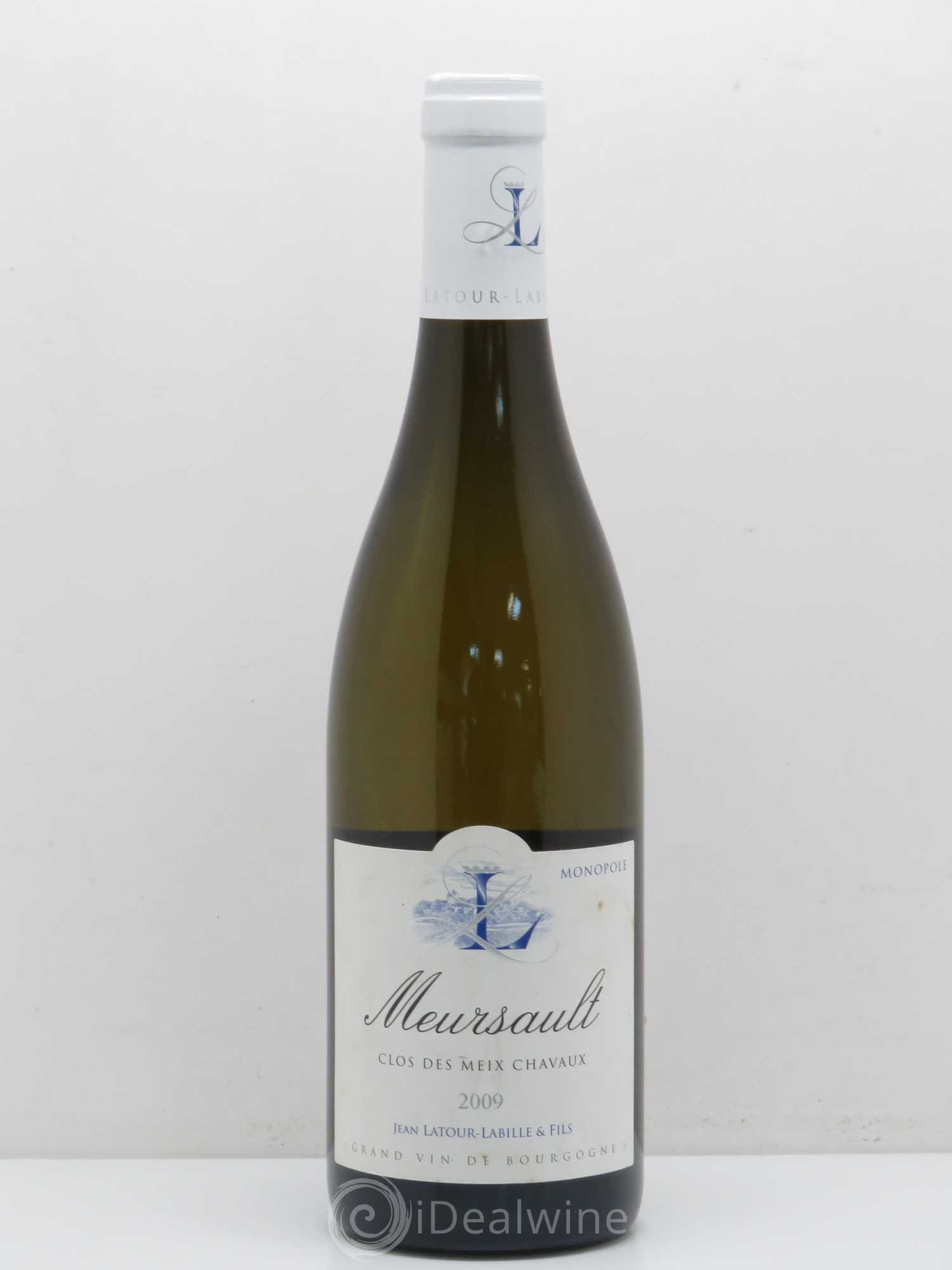 Meursault 1er Cru Clos Des Meix Chavaux Latour Labille 2009 - Lot of 1 bottle - 0