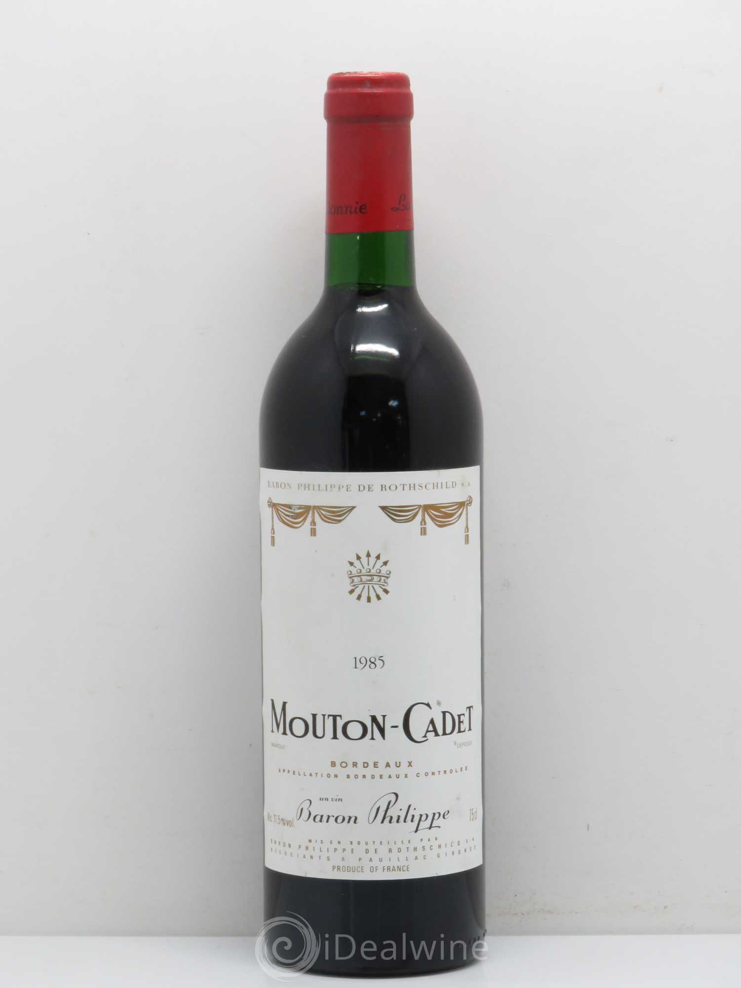 Château Mouton Cadet 1985 - Lot de 1 bouteille - 0