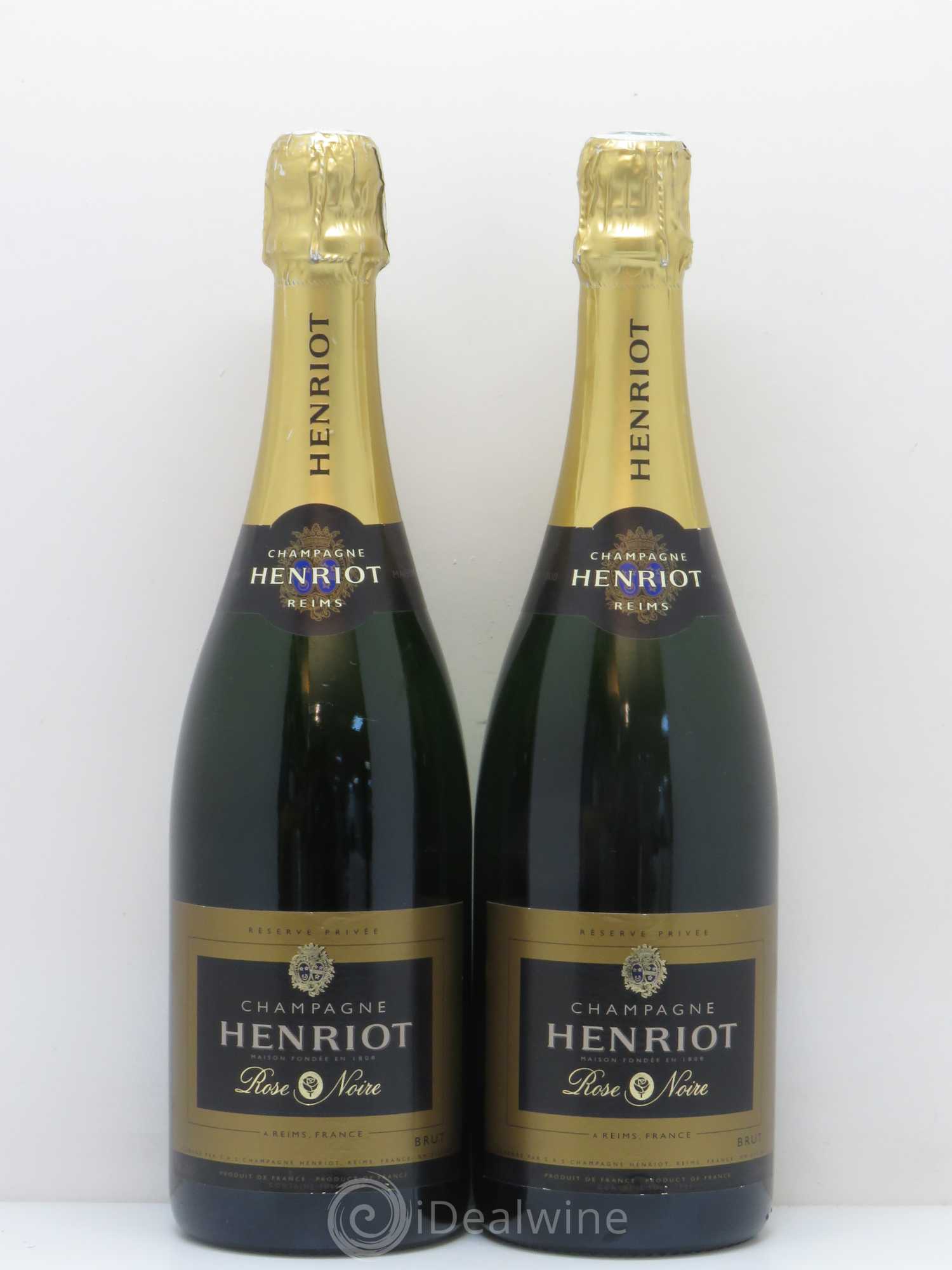 Champagne Henriot Rose Noire - Lot de 2 bouteilles - 0
