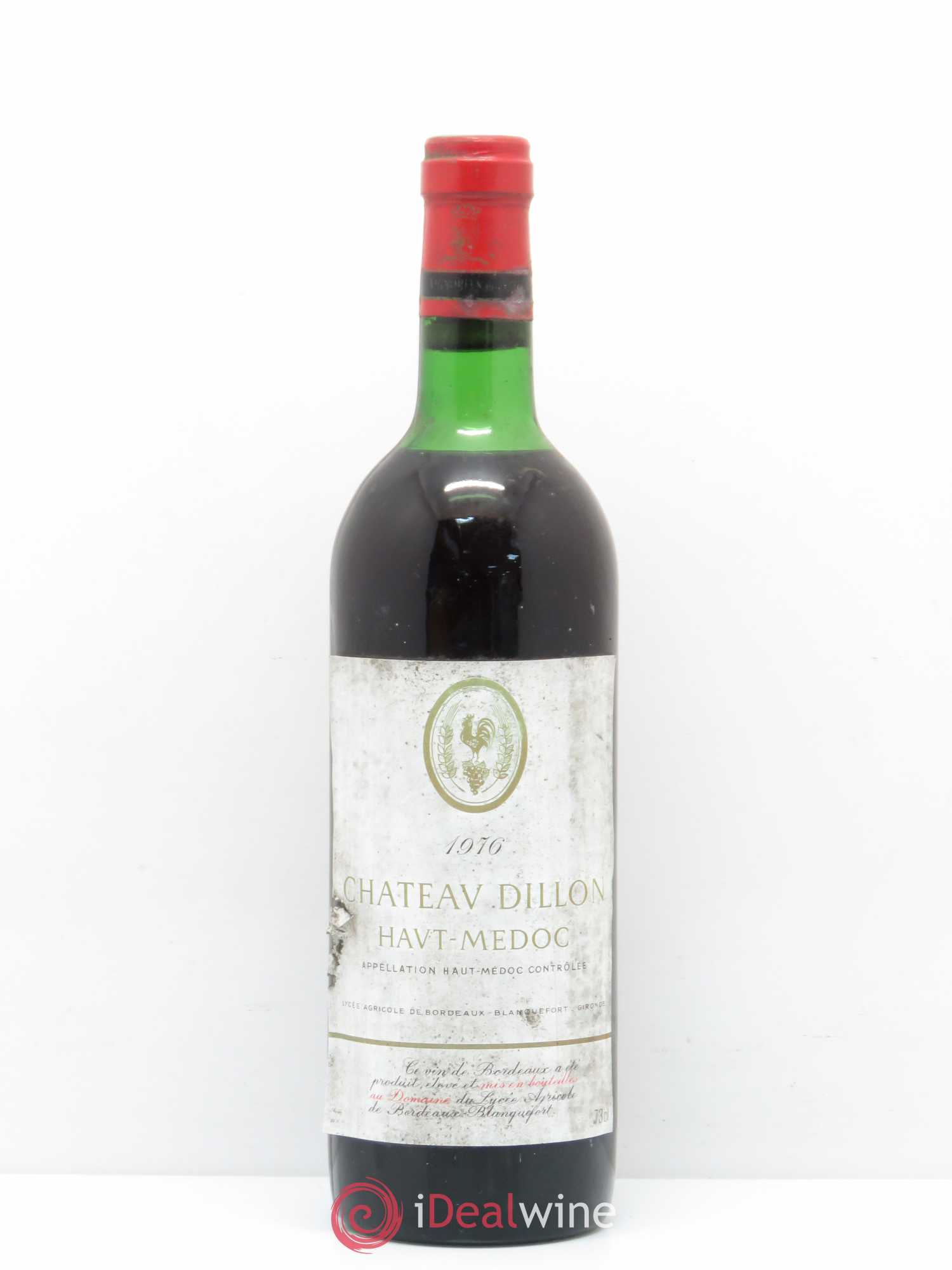 Château Dillon Cru Bourgeois (sans prix de réserve) 1976 - Lot de 1 bouteille - 0