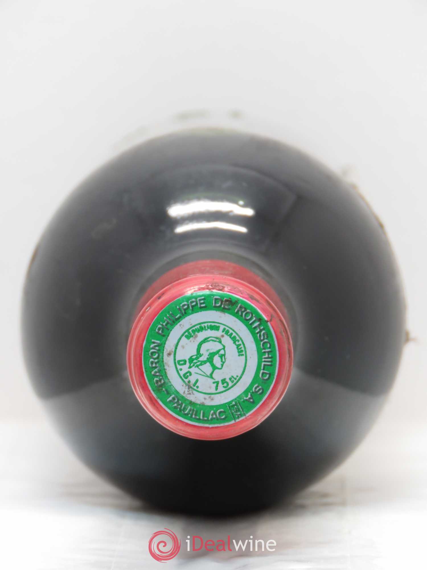 Château Mouton Rothschild 1er Grand Cru Classé 1977 - Lot de 1 bouteille - 1