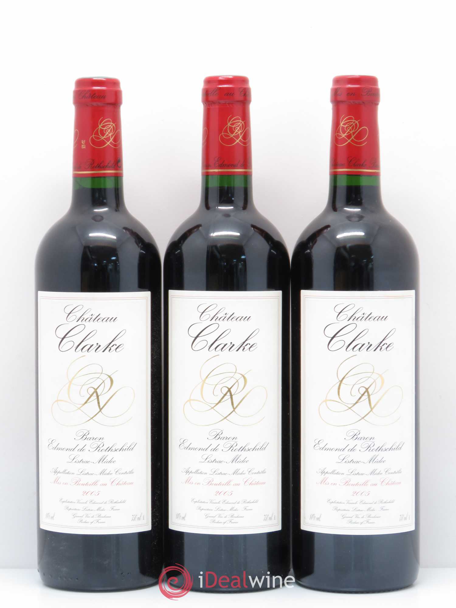 Château Clarke 2005 - Posten von 3 Flaschen - 0