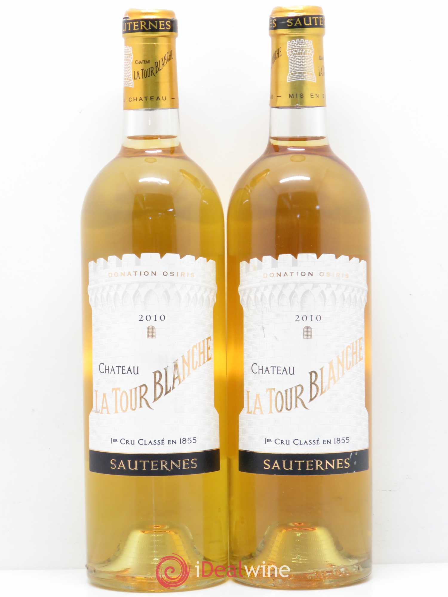 Château la Tour Blanche 1er Grand Cru Classé 2010 - Lotto di 2 bottiglie - 0