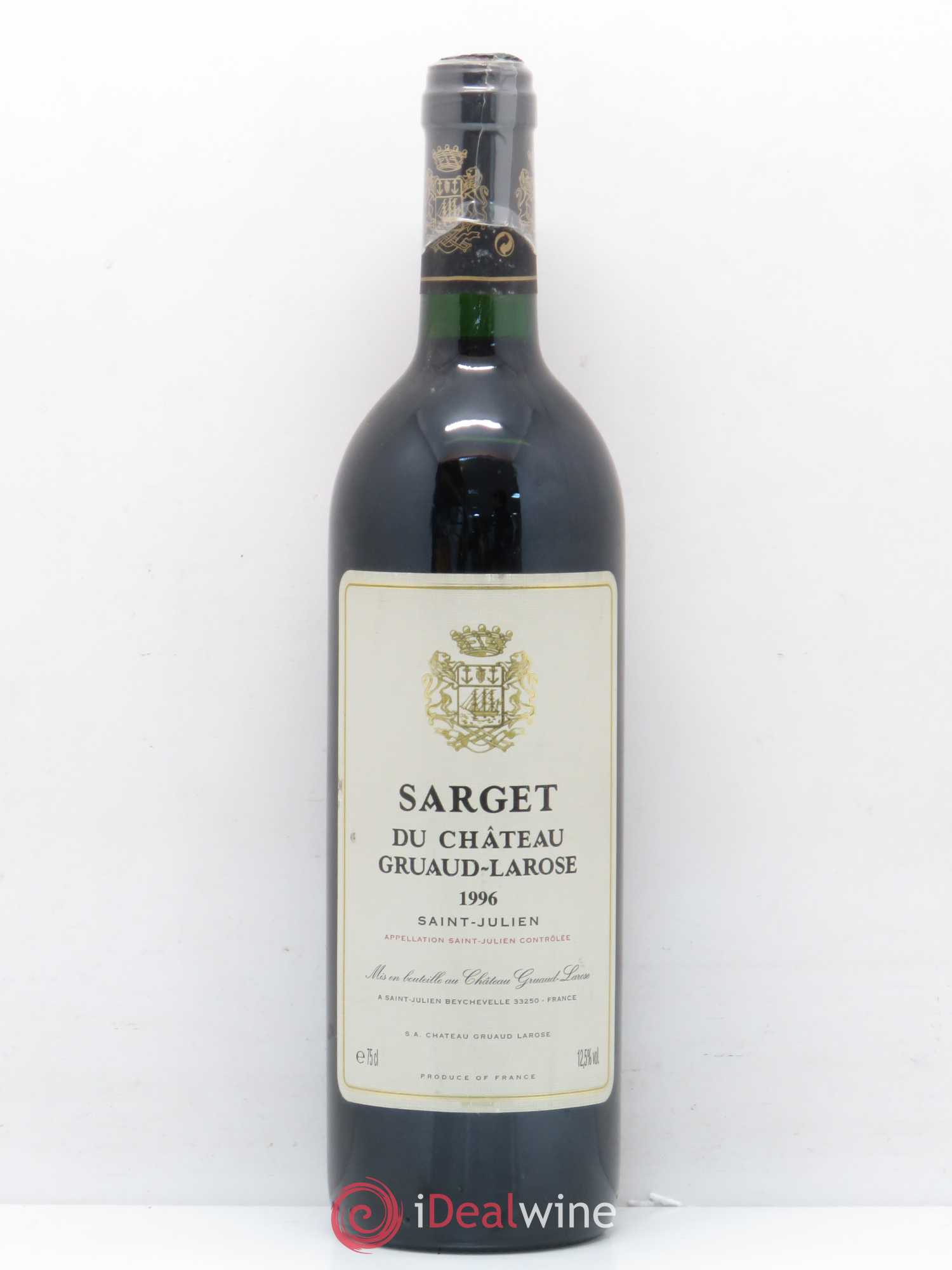 Sarget de Gruaud Larose Second Vin 1996 - Lot de 1 bouteille - 0