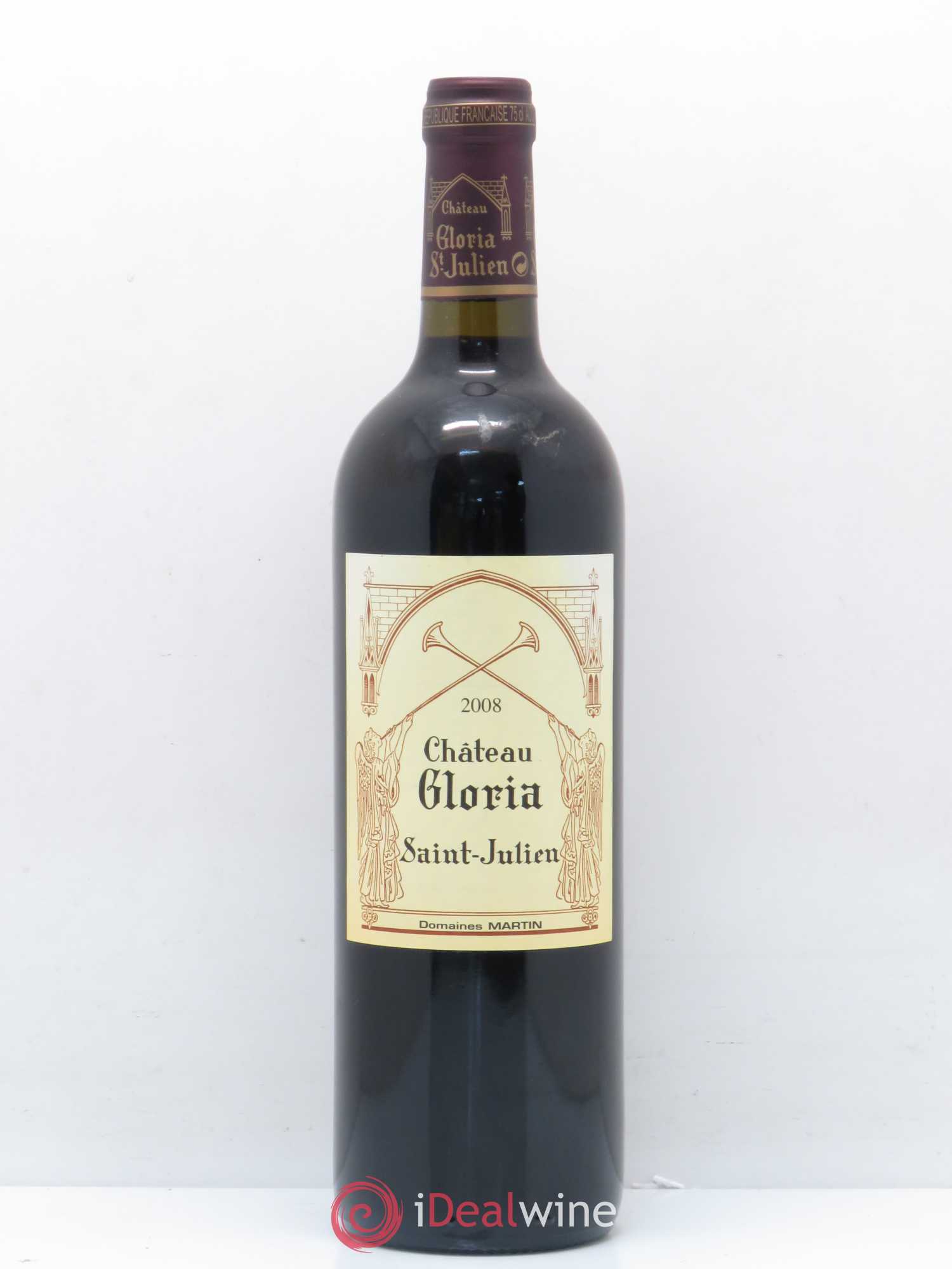 Château Gloria 2008 - Lot de 1 bouteille - 0