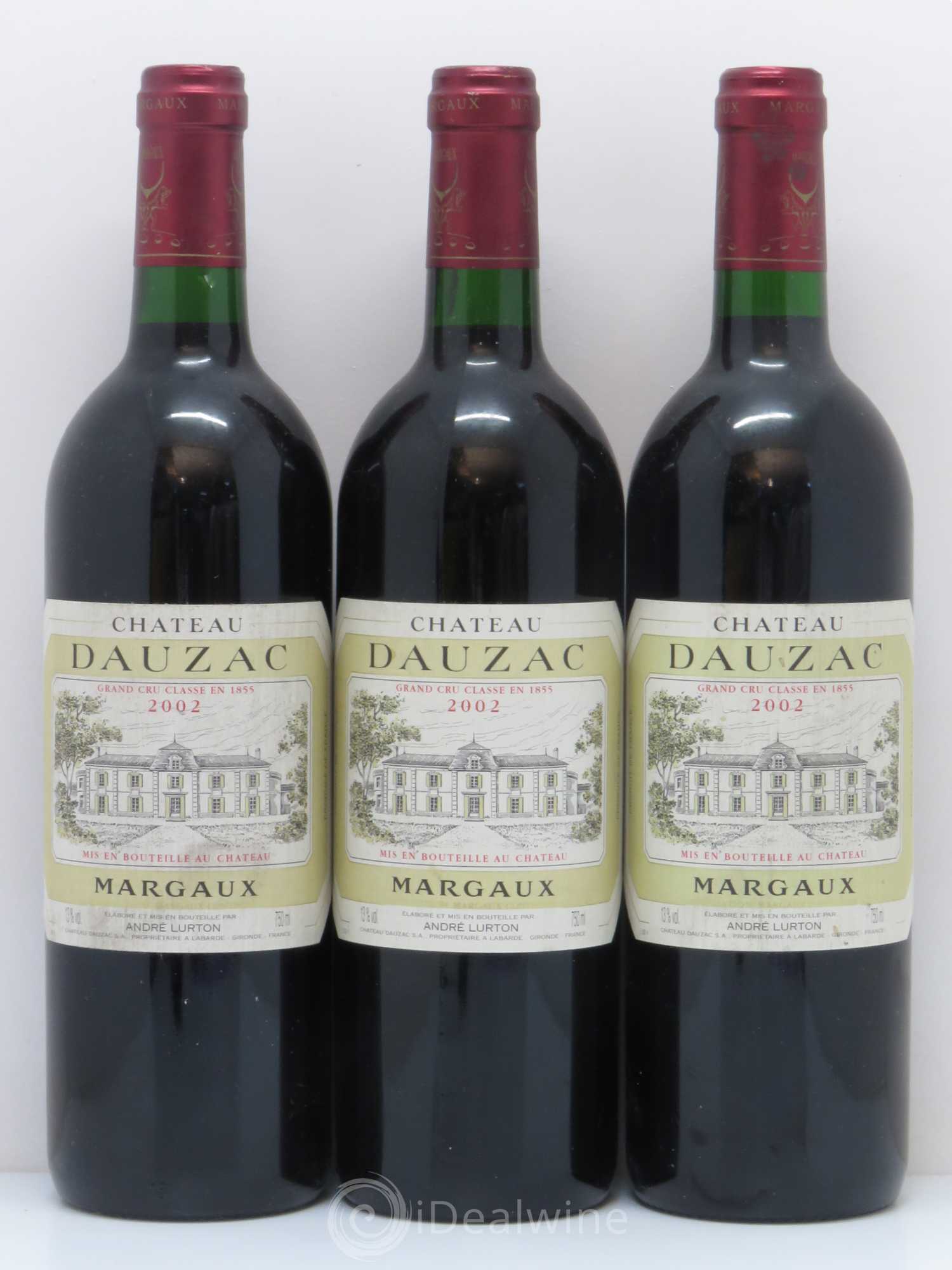 Château Dauzac 5ème Grand Cru Classé 2002 - Lot de 6 bouteilles - 2