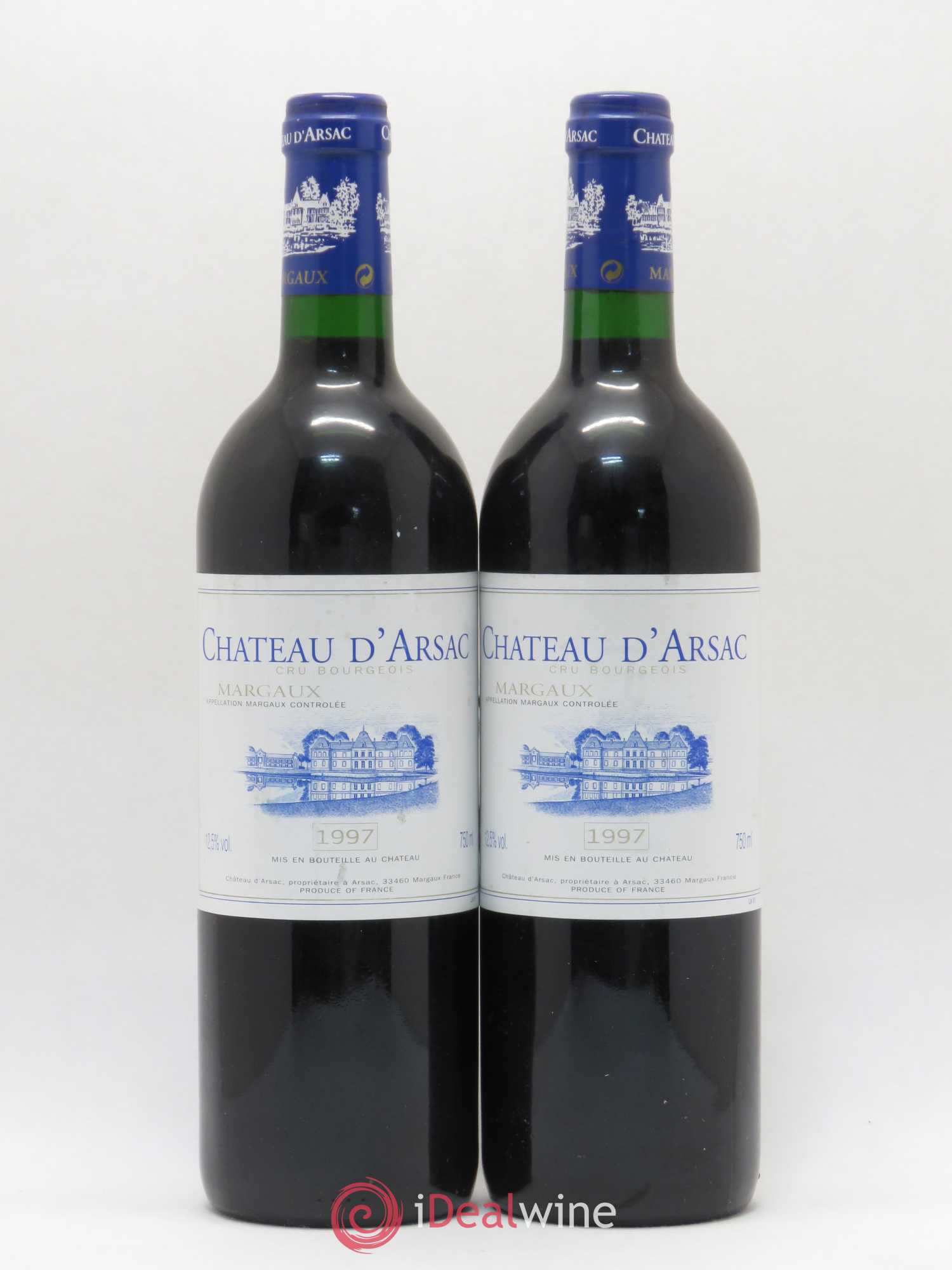 Château d' Arsac Cru Bourgeois (sans prix de réserve) 1997 - Lot de 2 bouteilles - 0
