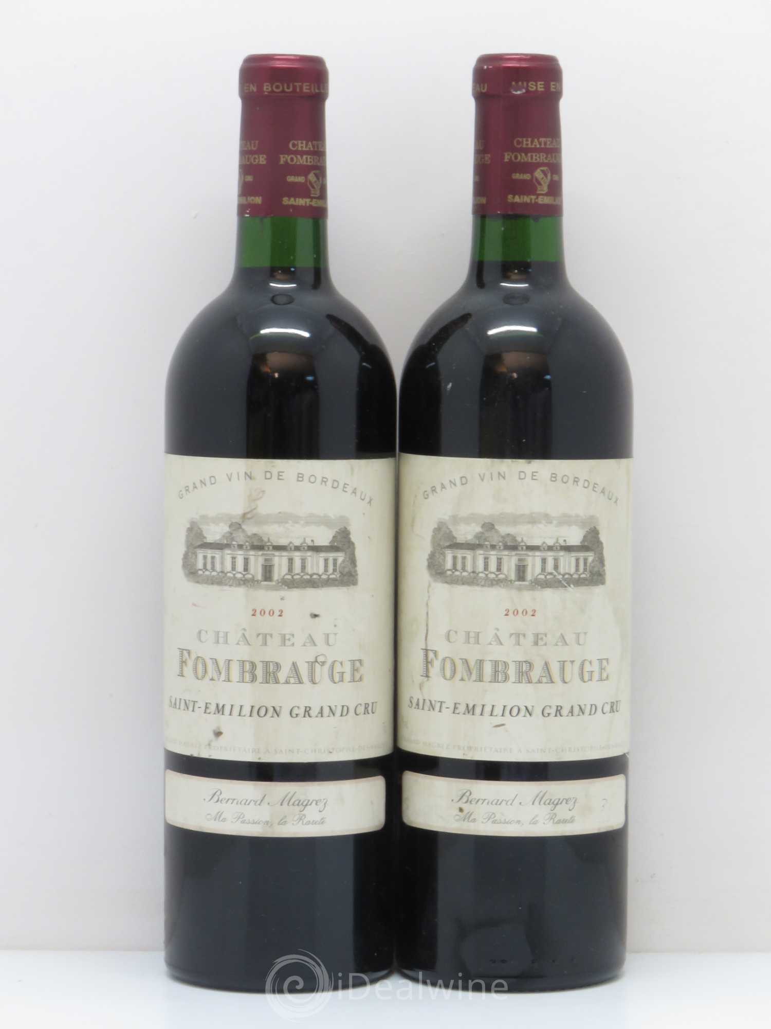 Château Fombrauge Grand Cru Classé 2002 - Lot de 2 bouteilles - 0