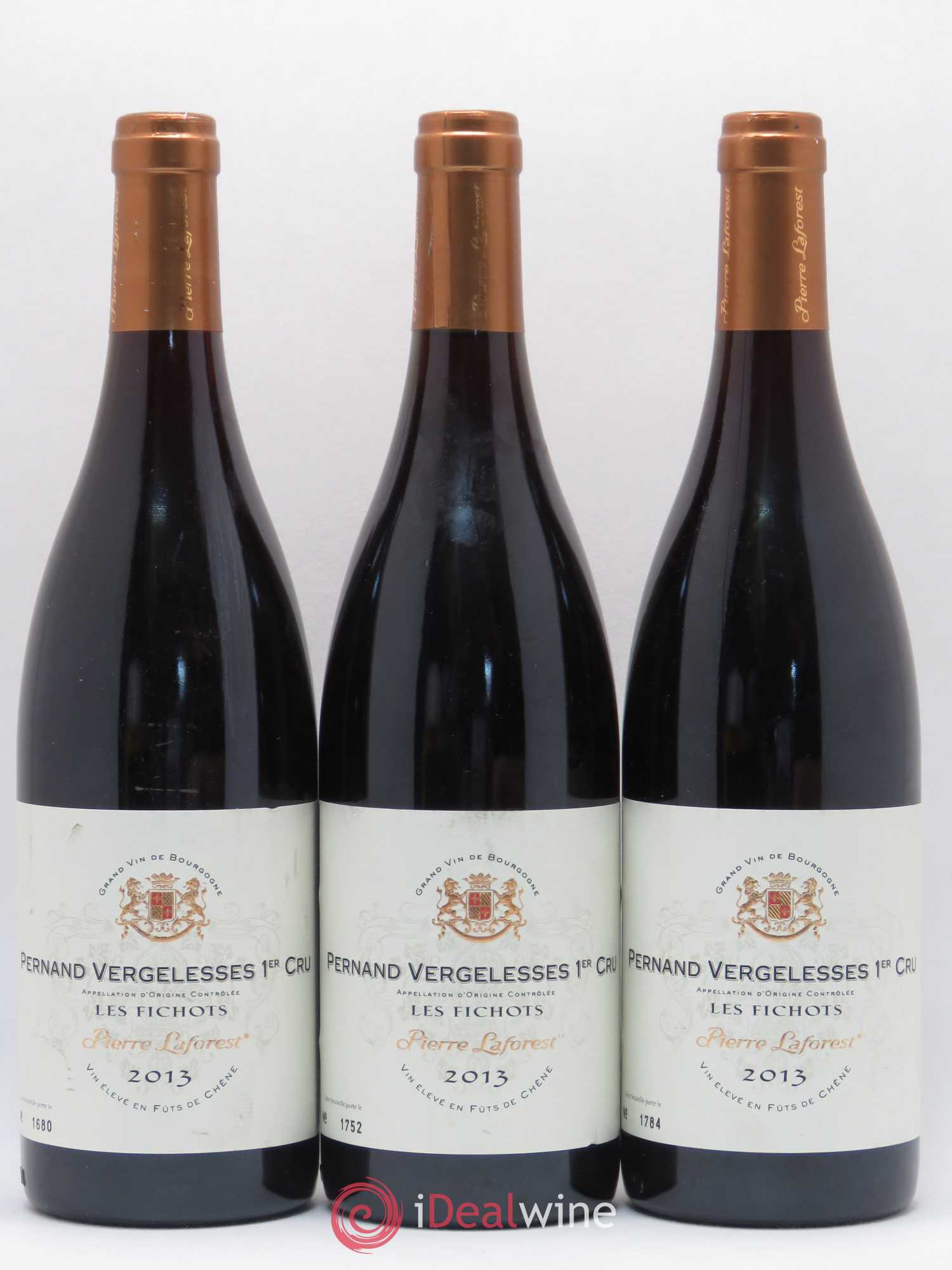 Pernand-Vergelesses 1er Cru Les Fichots Pierre Laforest 2013 - Posten von 3 Flaschen - 0