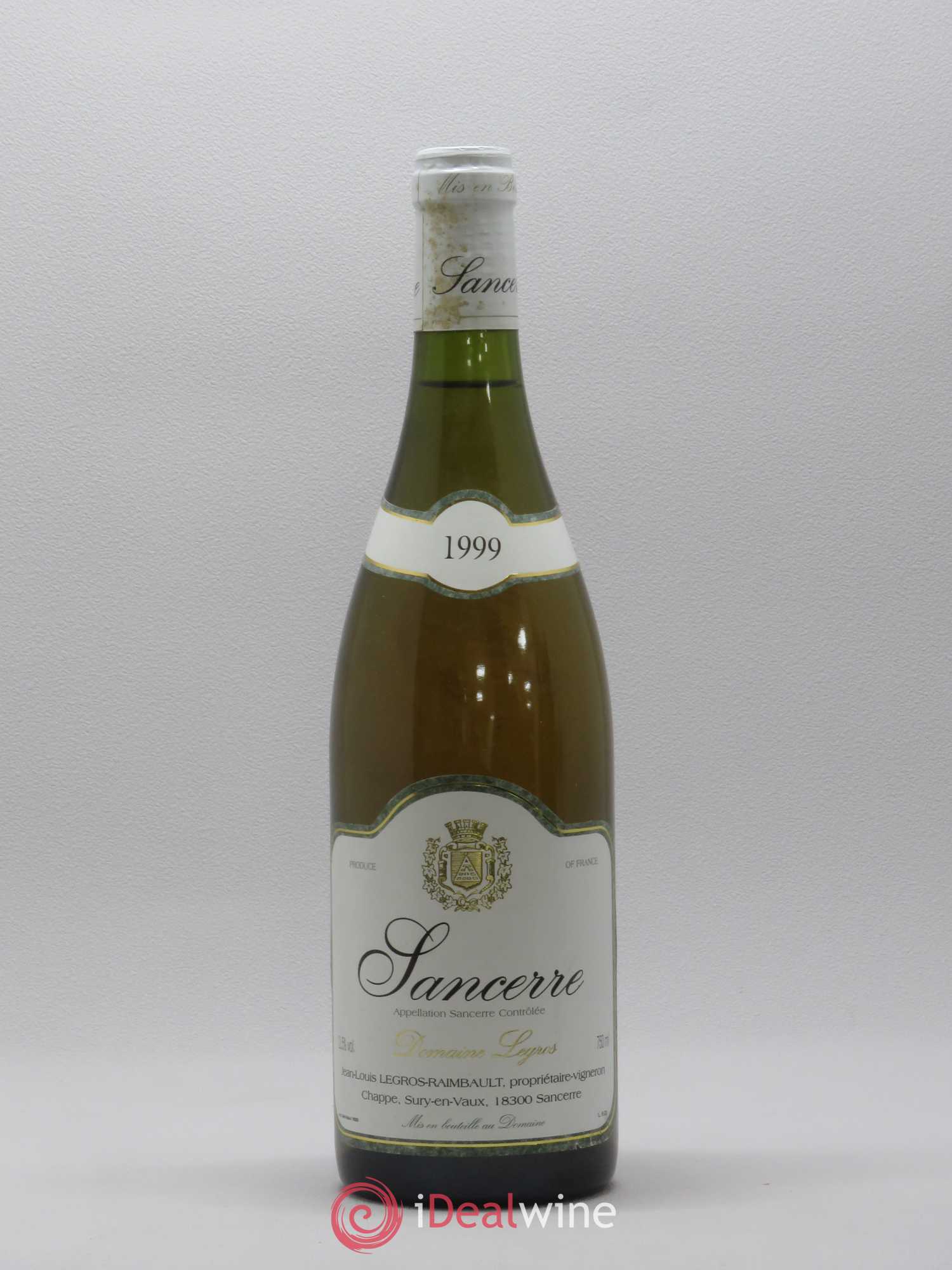Sancerre Domaine Jean-Louis Legros 1999 - Lot of 1 bottle - 0
