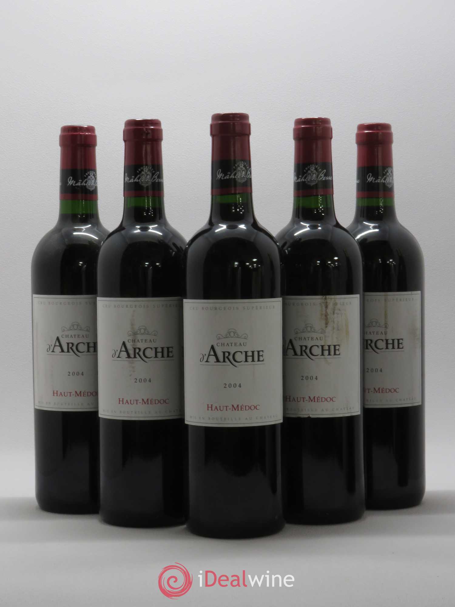 Haut Médoc Château d'Arche (sans prix de réserve) 2004 - Posten von 5 Flaschen - 0