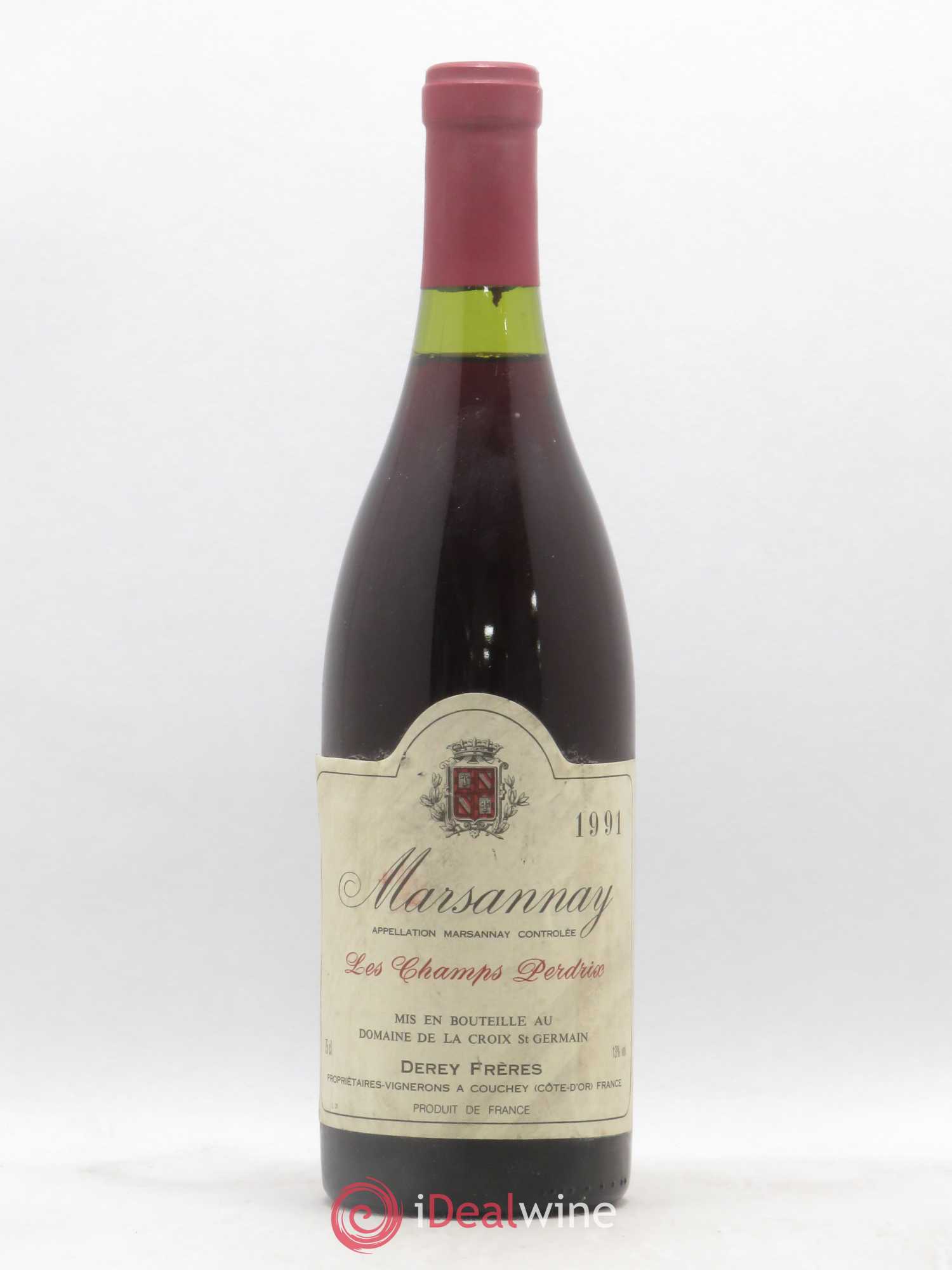 Marsannay Les Champs Perdrix Derey Frères (sans prix de réserve) 1991 - Posten von 1 Flasche - 0