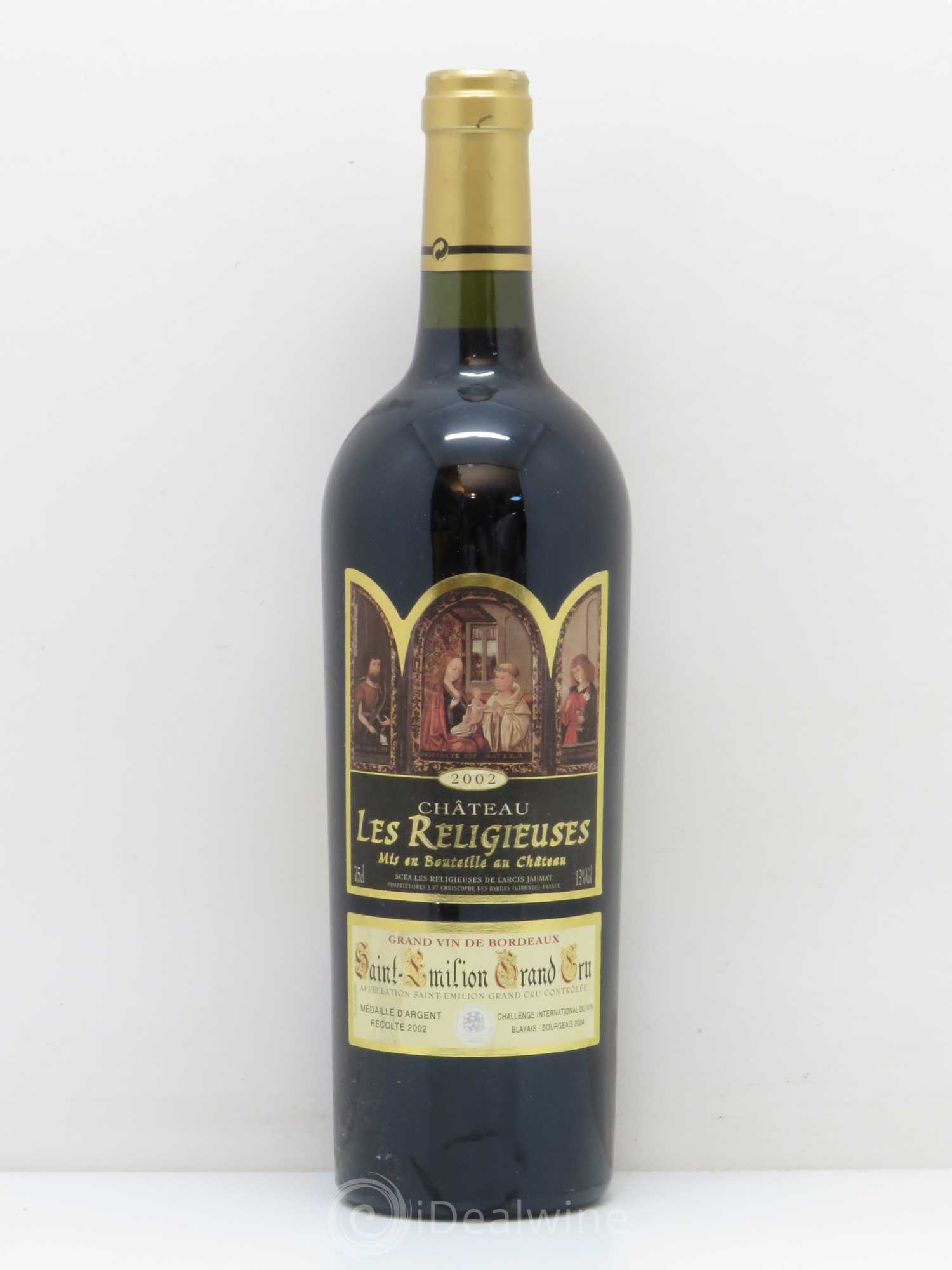 Saint-Émilion Château Les Religieuses (sans prix de réserve) 2002 - Posten von 1 Flasche - 0