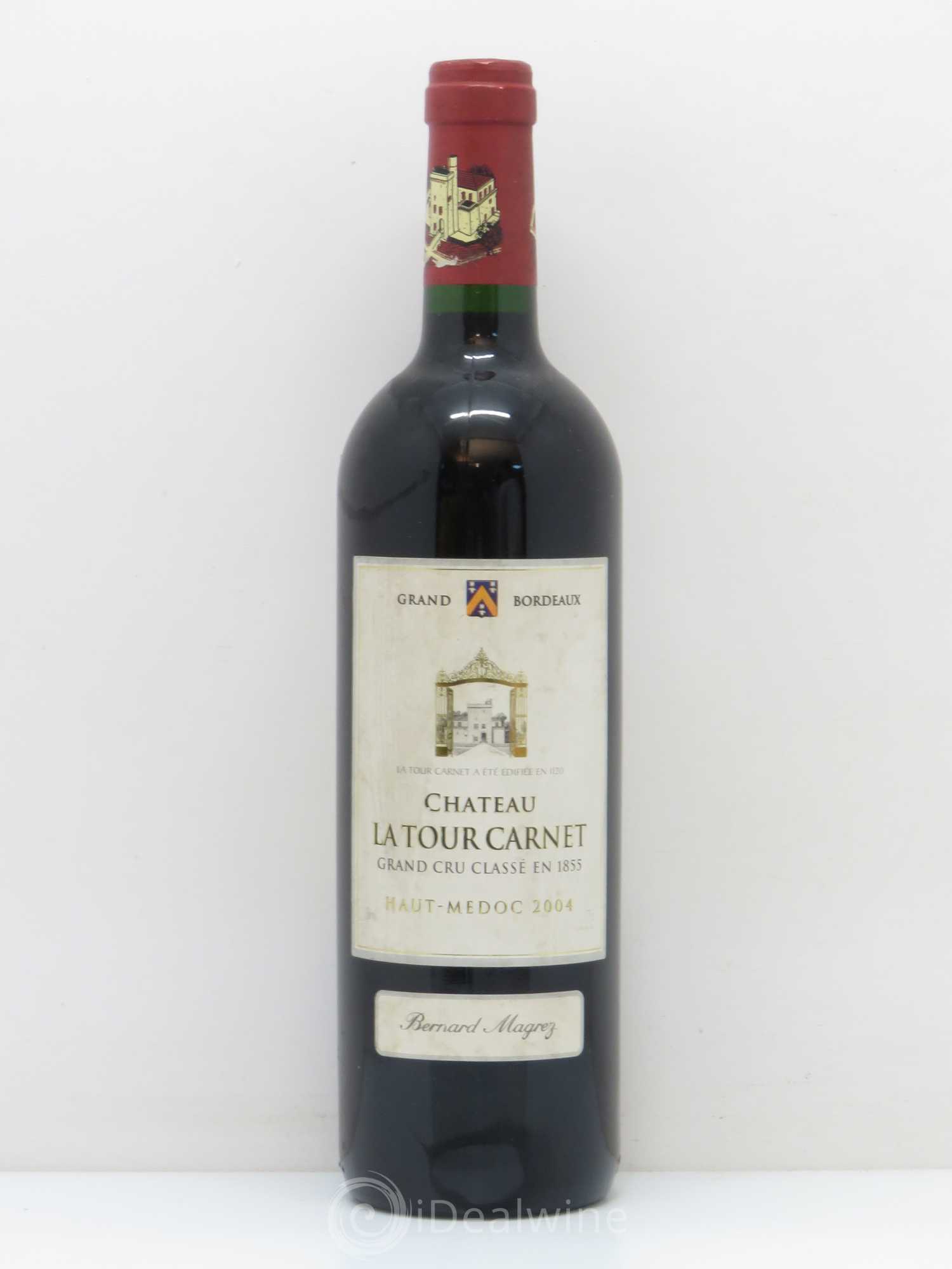 Château la Tour Carnet 4ème Grand Cru Classé 2004 - Lot de 1 bouteille - 0