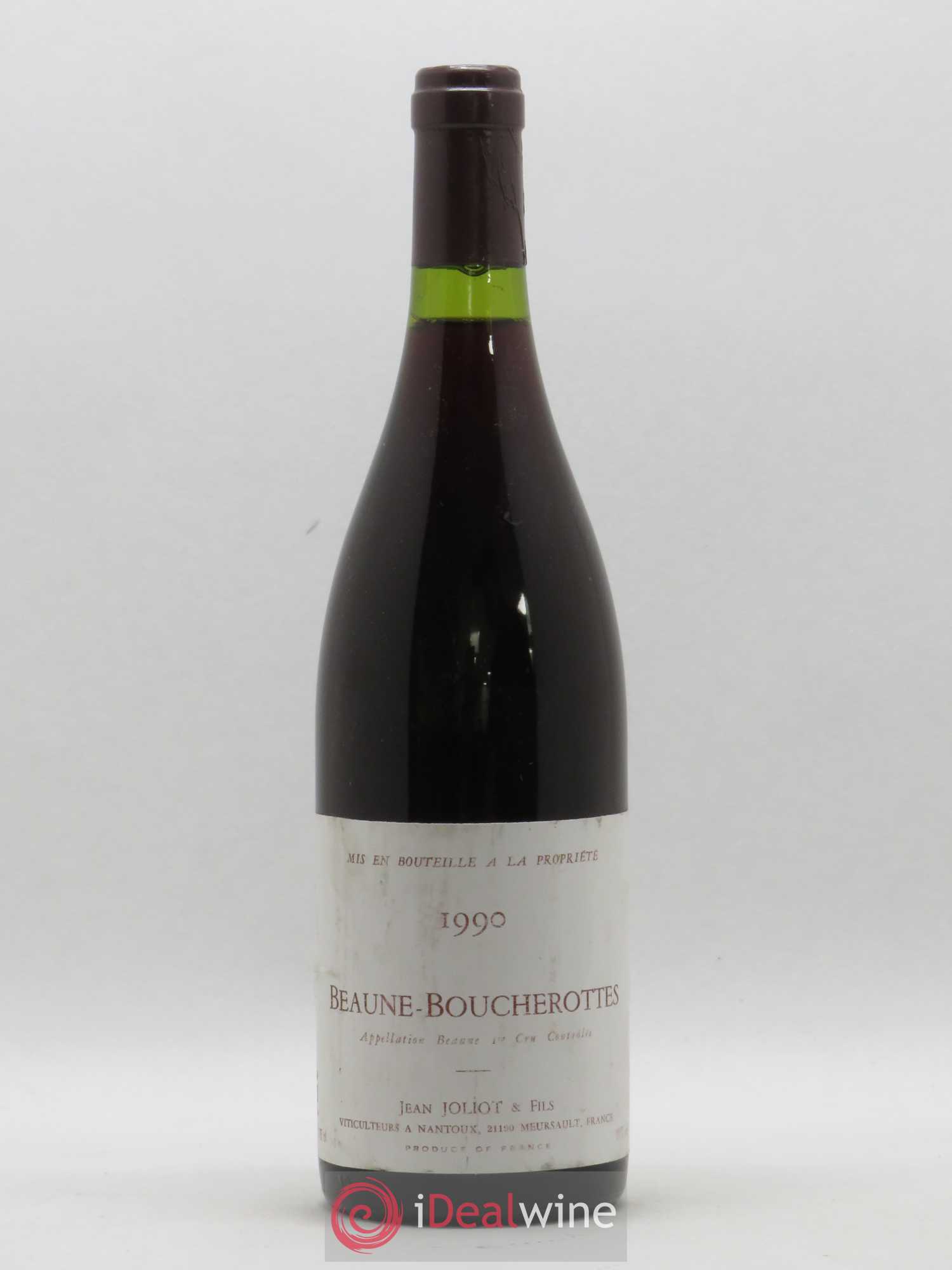 Beaune 1er Cru Boucherottes Jean Joliot et Fils 1990 - Posten von 1 Flasche - 0