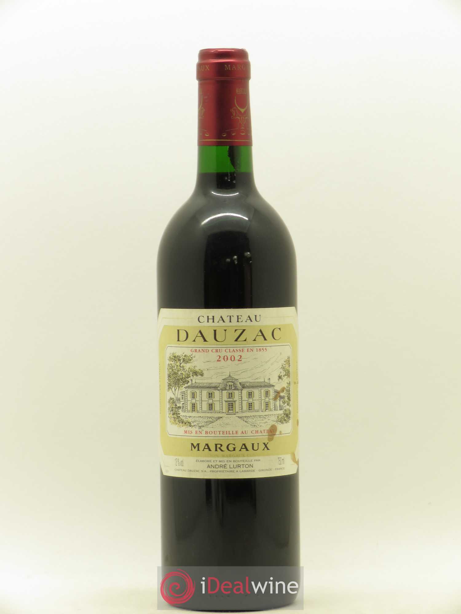 Château Dauzac 5ème Grand Cru Classé 2002 - Lot de 1 bouteille - 0