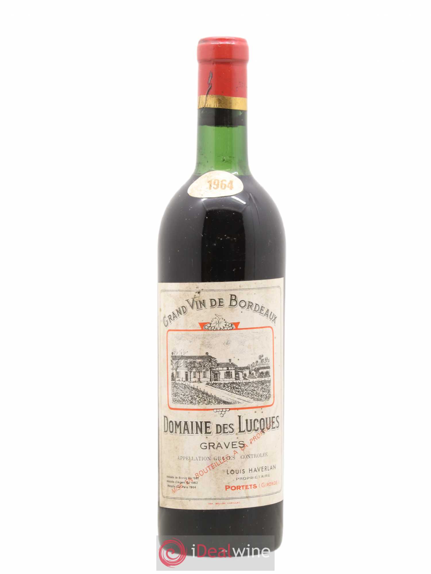 Graves Domaine des Lucques 1964 - Posten von 1 Flasche - 0