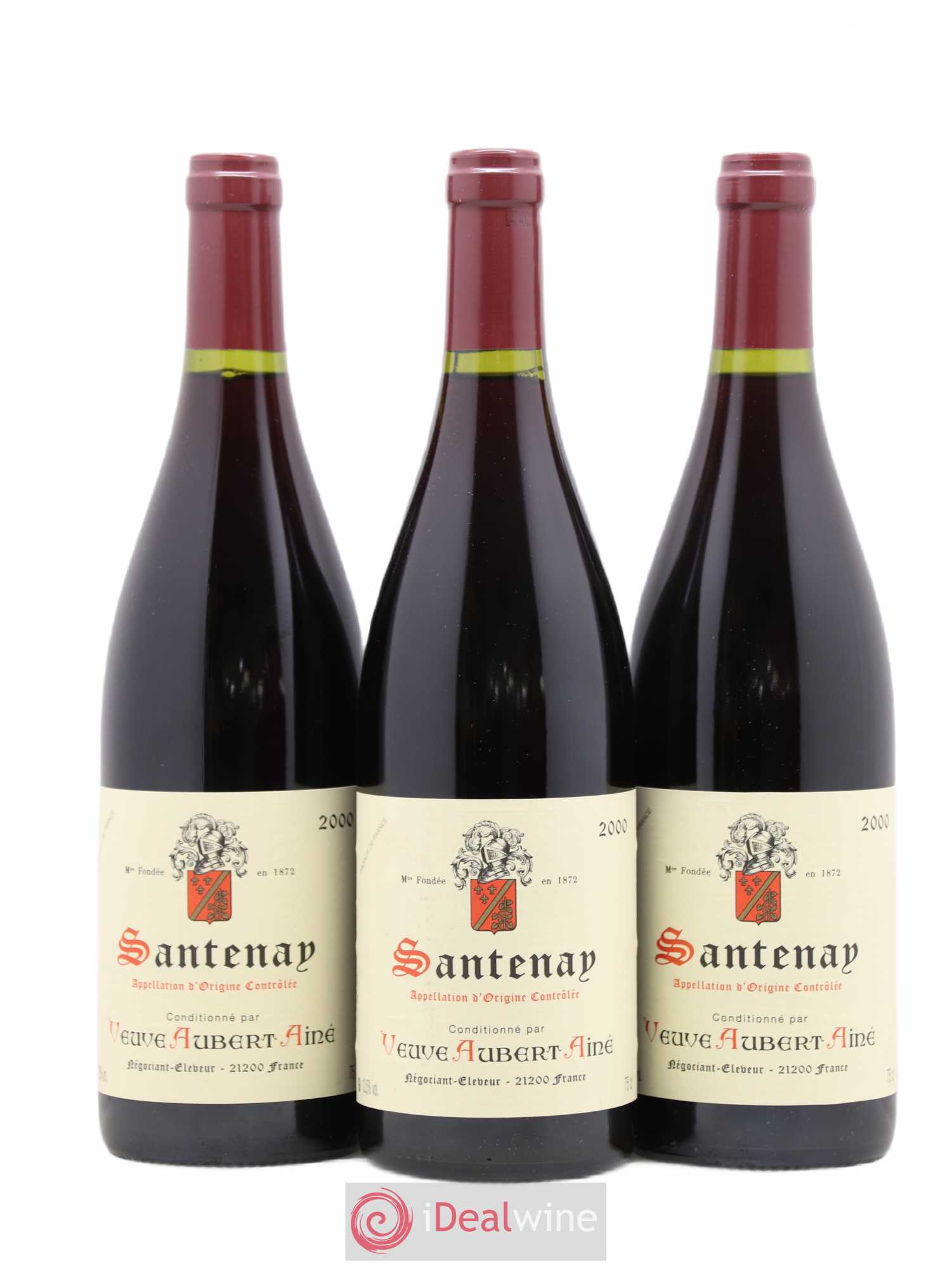 Santenay Veuve Aubert Ainé (sans prix de réserve) 2000 - Posten von 3 Flaschen - 0