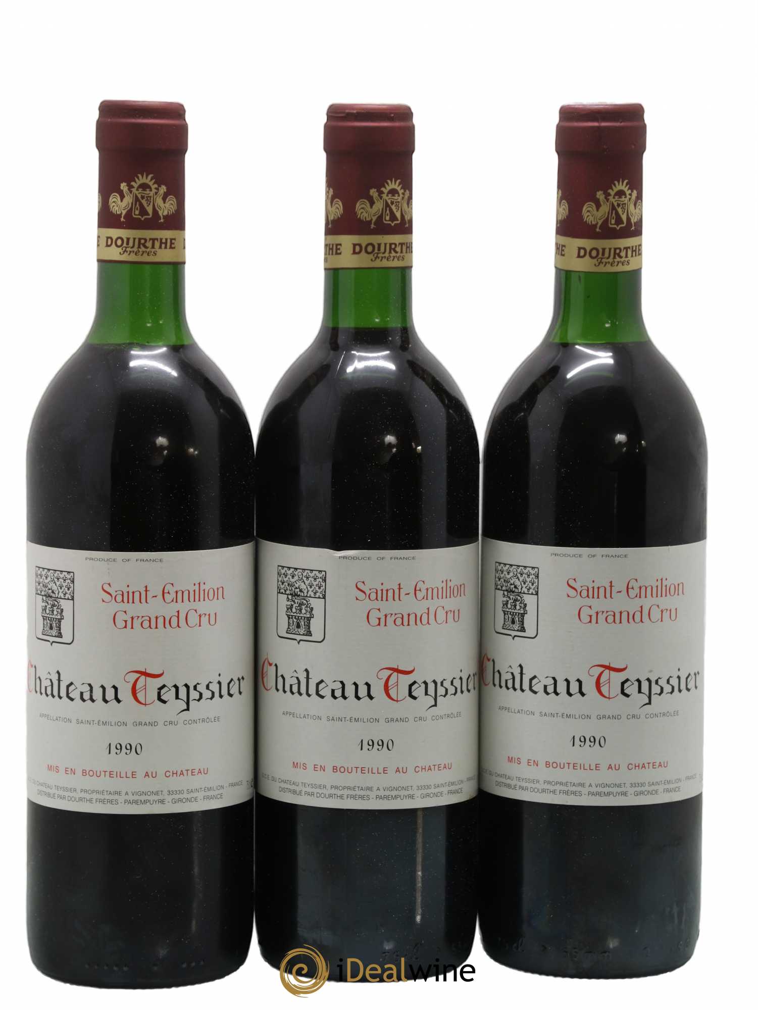 Saint-Émilion Château Teyssier (sans prix de réserve) 1990 - Posten von 3 Flaschen - 0