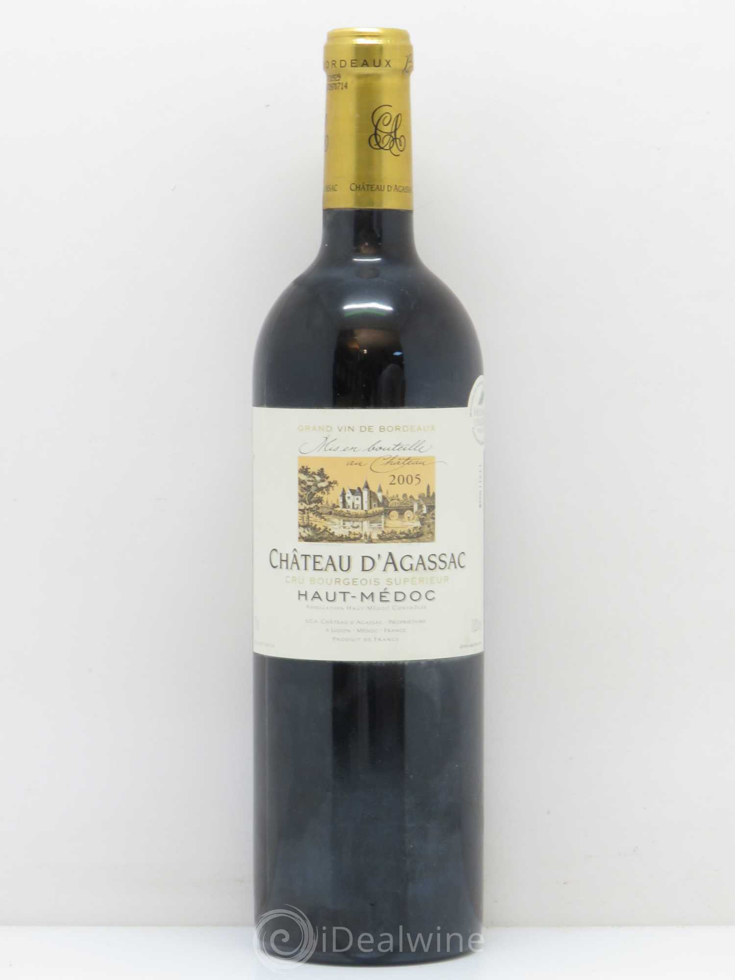 Château d' Agassac Cru Bourgeois 2005 - Lot de 1 bouteille - 0