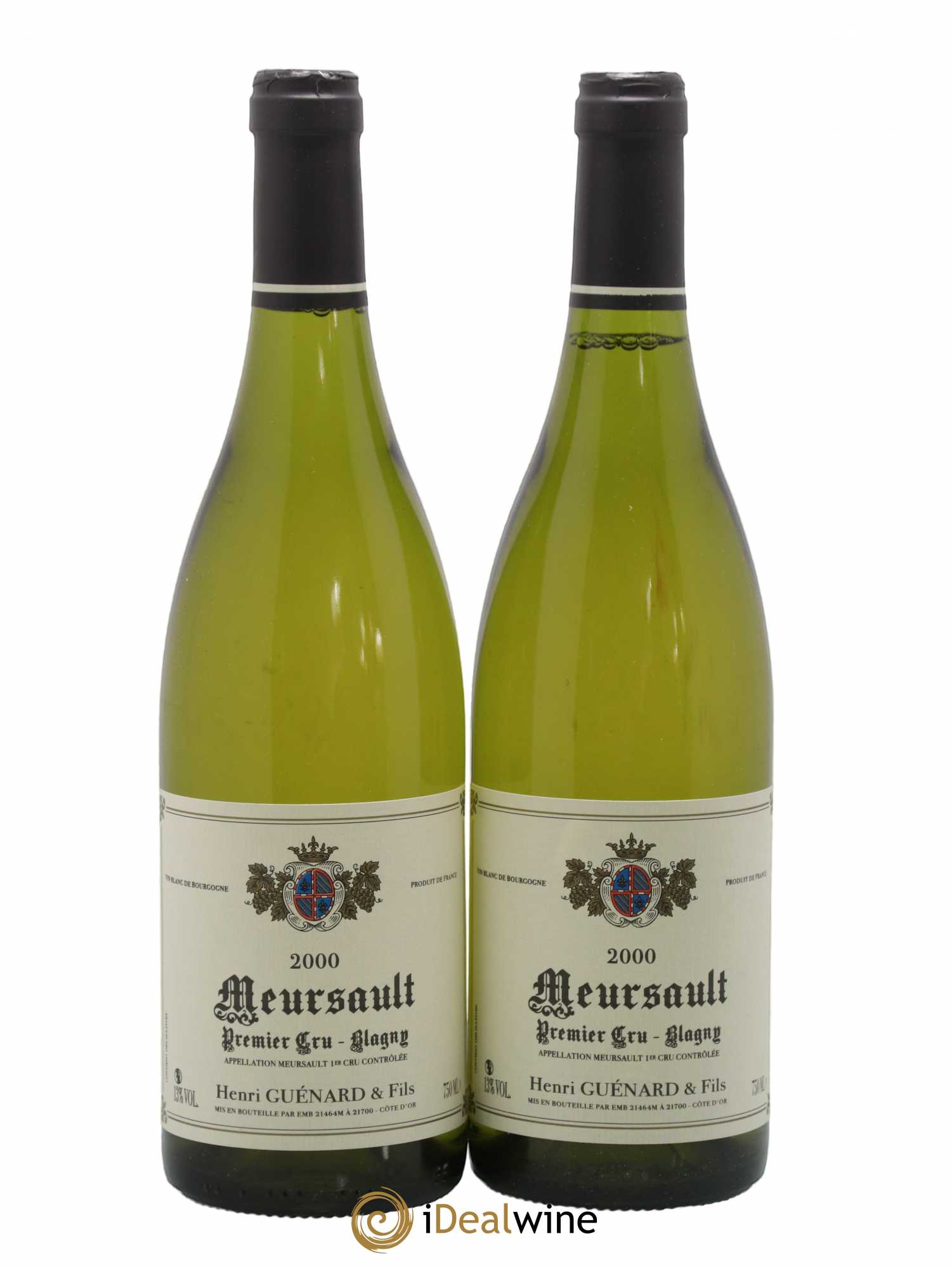 Meursault 1er Cru Blagny Henry Guenard Et Fils (sans prix de réserve) 2000 - Posten von 2 Flaschen - 0