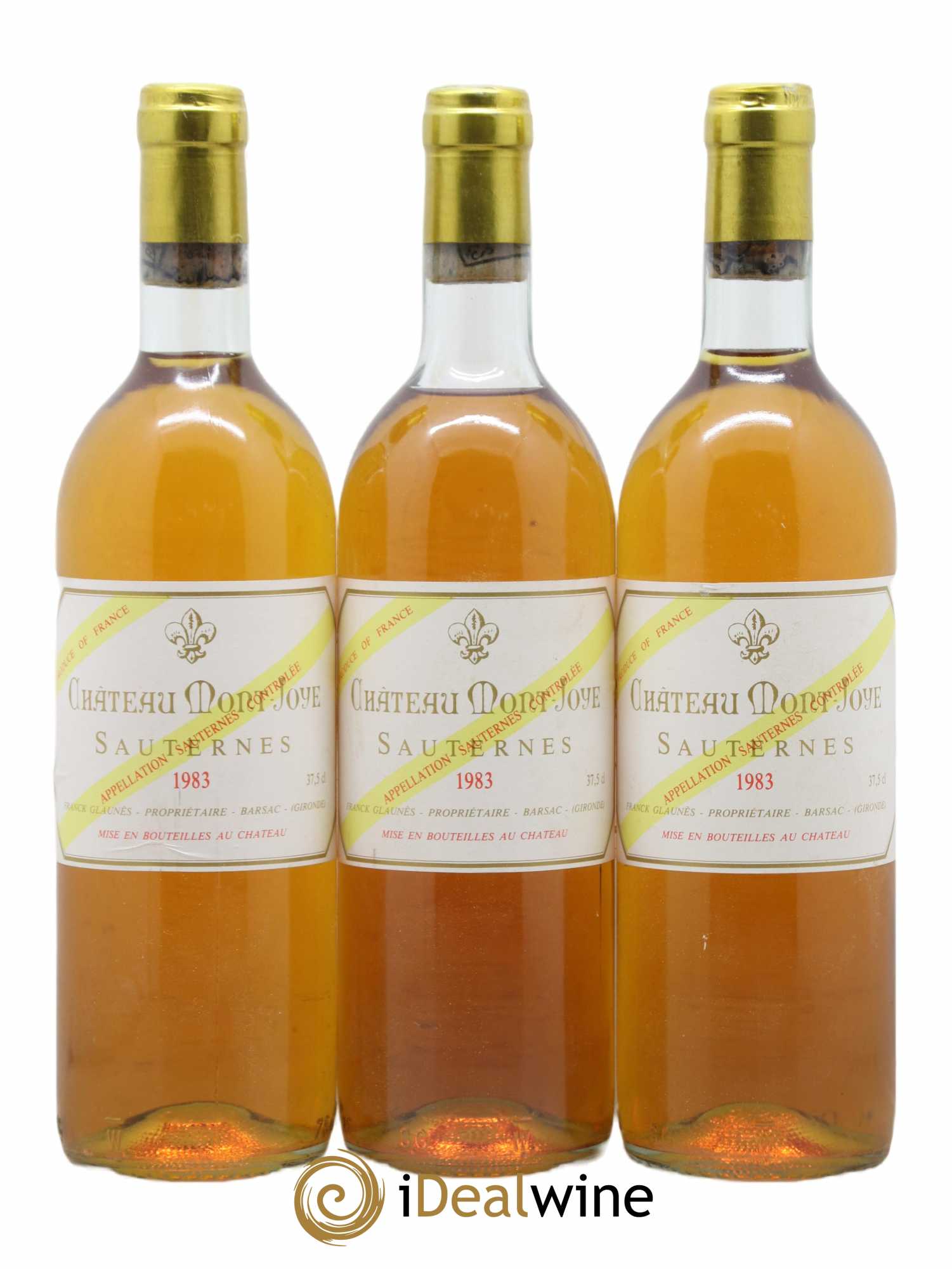 Sauternes 1983 - Lotto di 3 bottiglie - 0