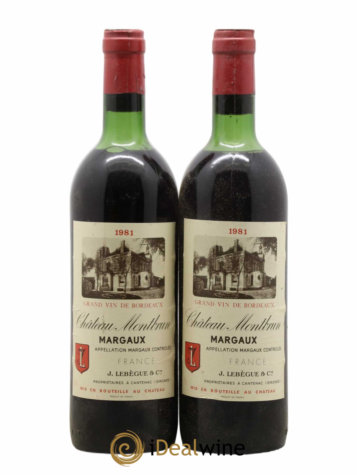 Château Montbrun Cru Bourgeois 1981 - Lot de 2 bouteilles - 0