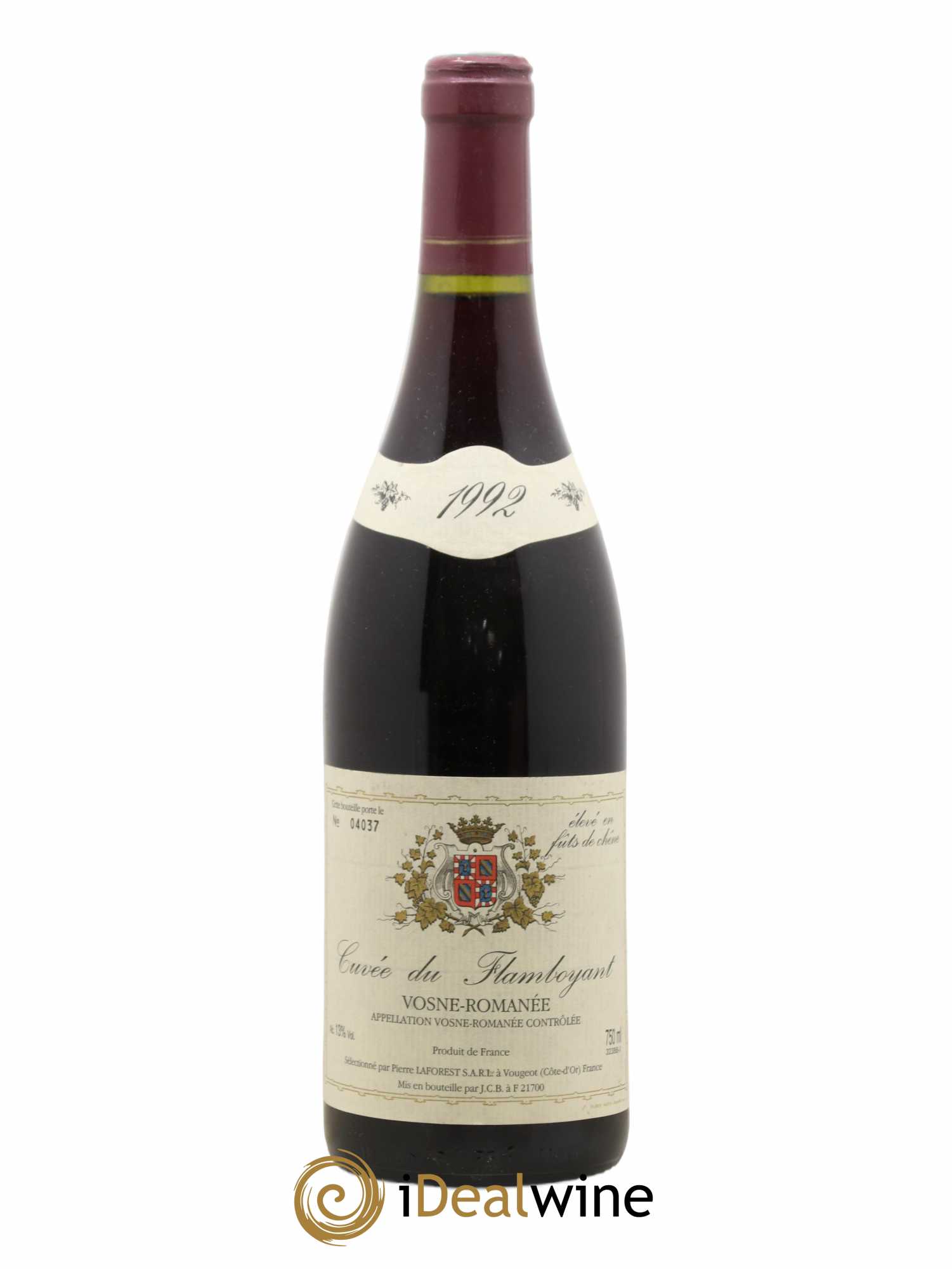 Vosne-Romanée Cuvée du Flamboyant Laforest 1992 - Posten von 1 Flasche - 0