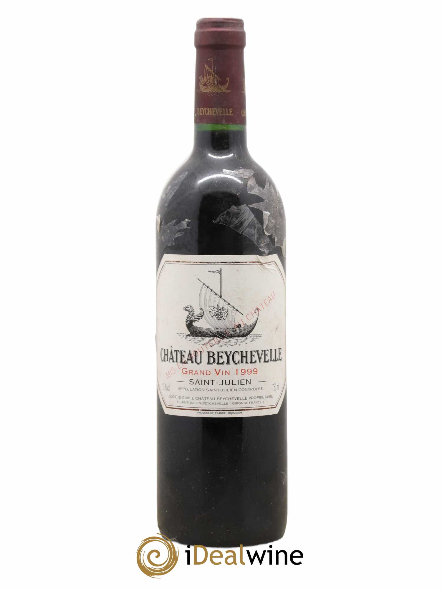 Château Beychevelle 4ème Grand Cru Classé 1999 - Lot de 1 bouteille - 0