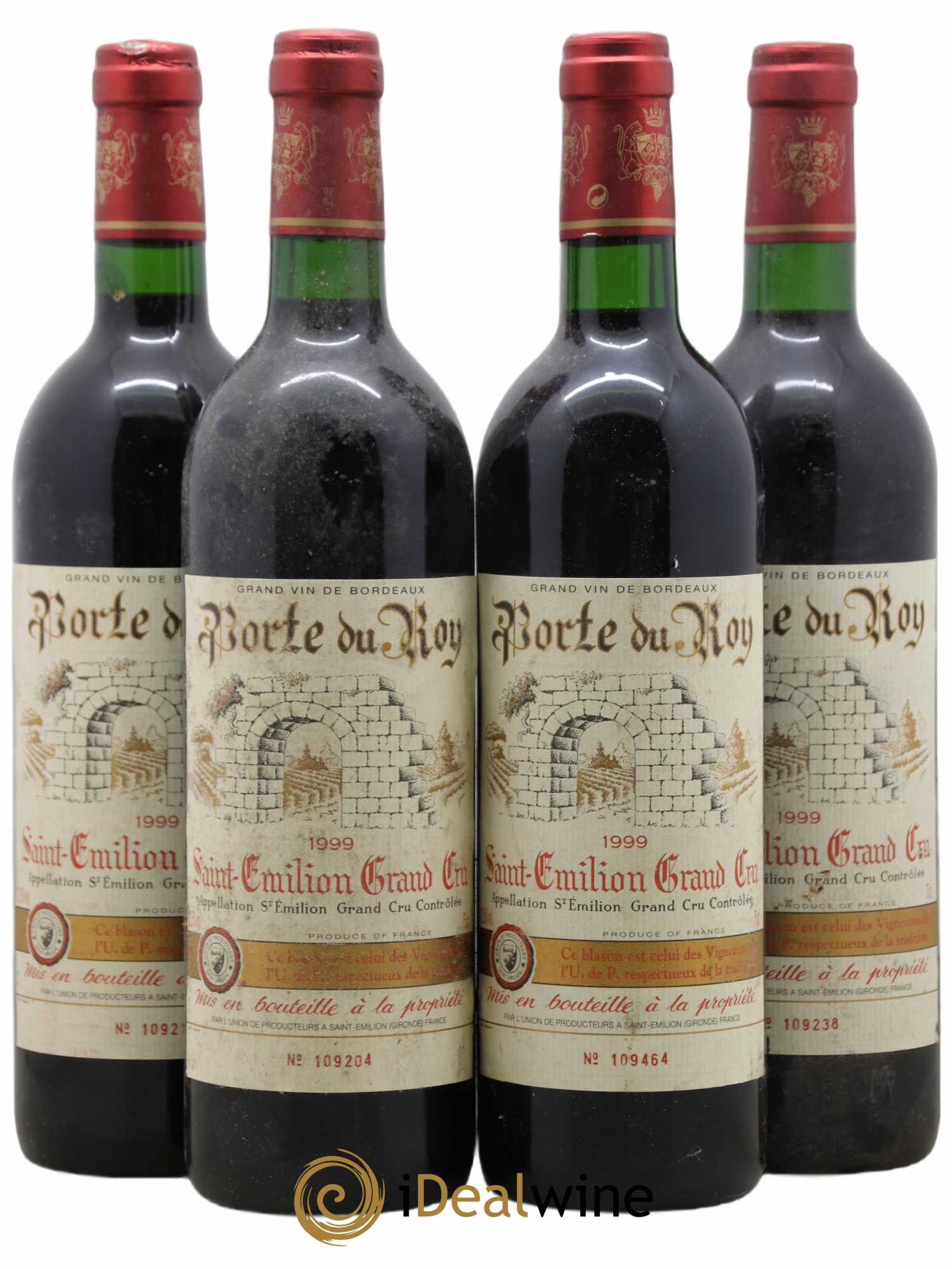 Saint-Émilion Grand Cru Porte Du Roy 1999 - Lot de 4 bouteilles - 0