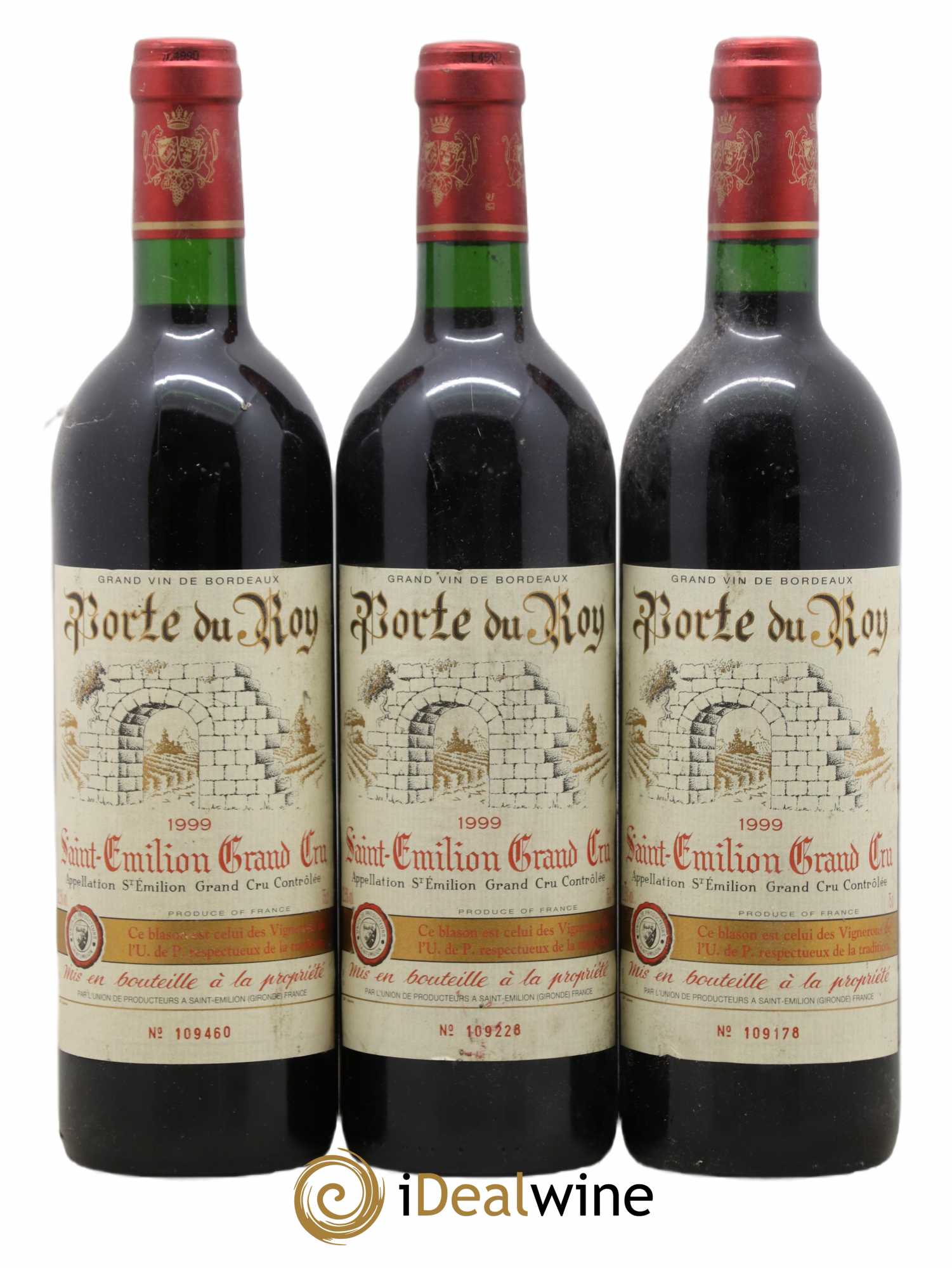 Saint-Émilion Grand Cru Porte Du Roy 1999 - Lot de 3 bouteilles - 0